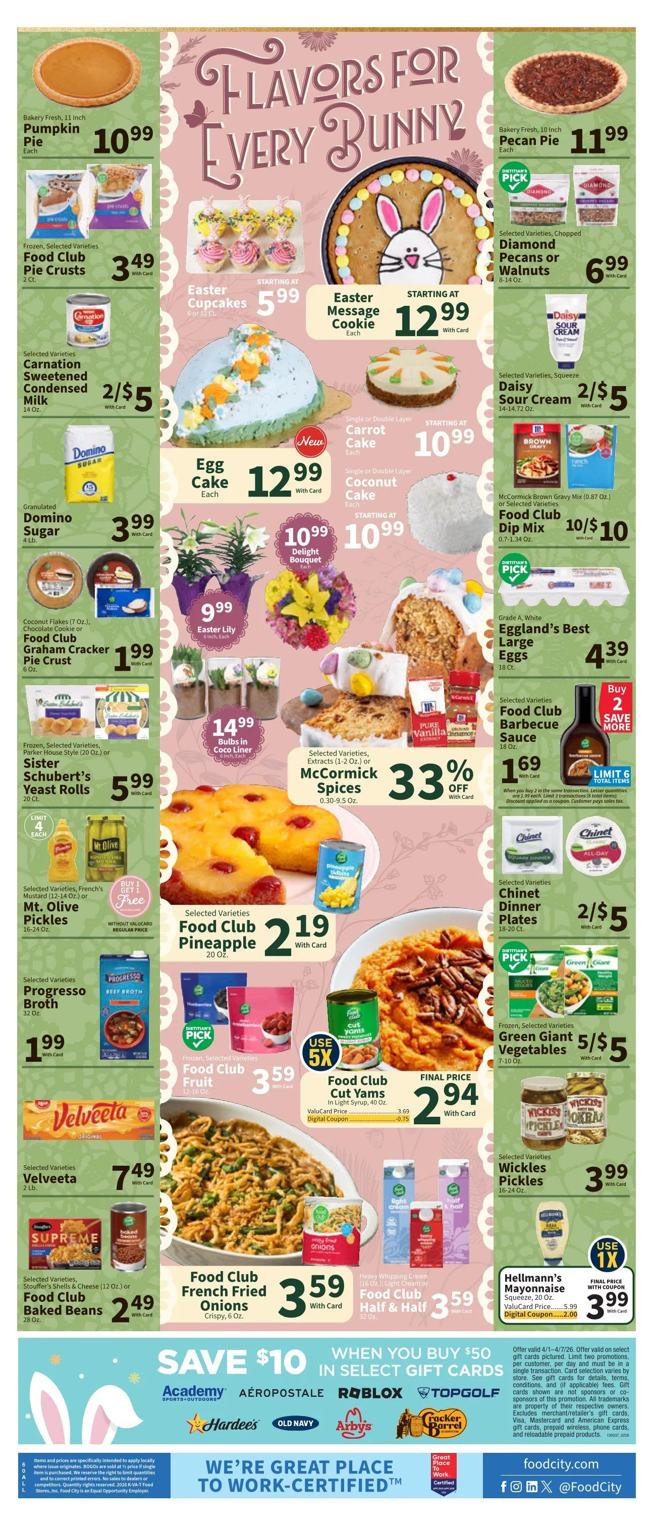Weekly promotion  Food City Sales spanning from April 3 to April 5 2026 - Page 8 for Catalogue 365