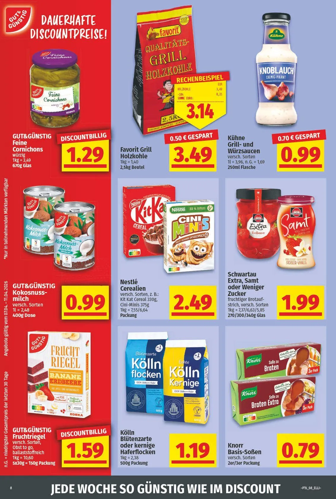 Elli Markt Prospekte von 4. April bis 11. April 2026 - Prospekt seite 8