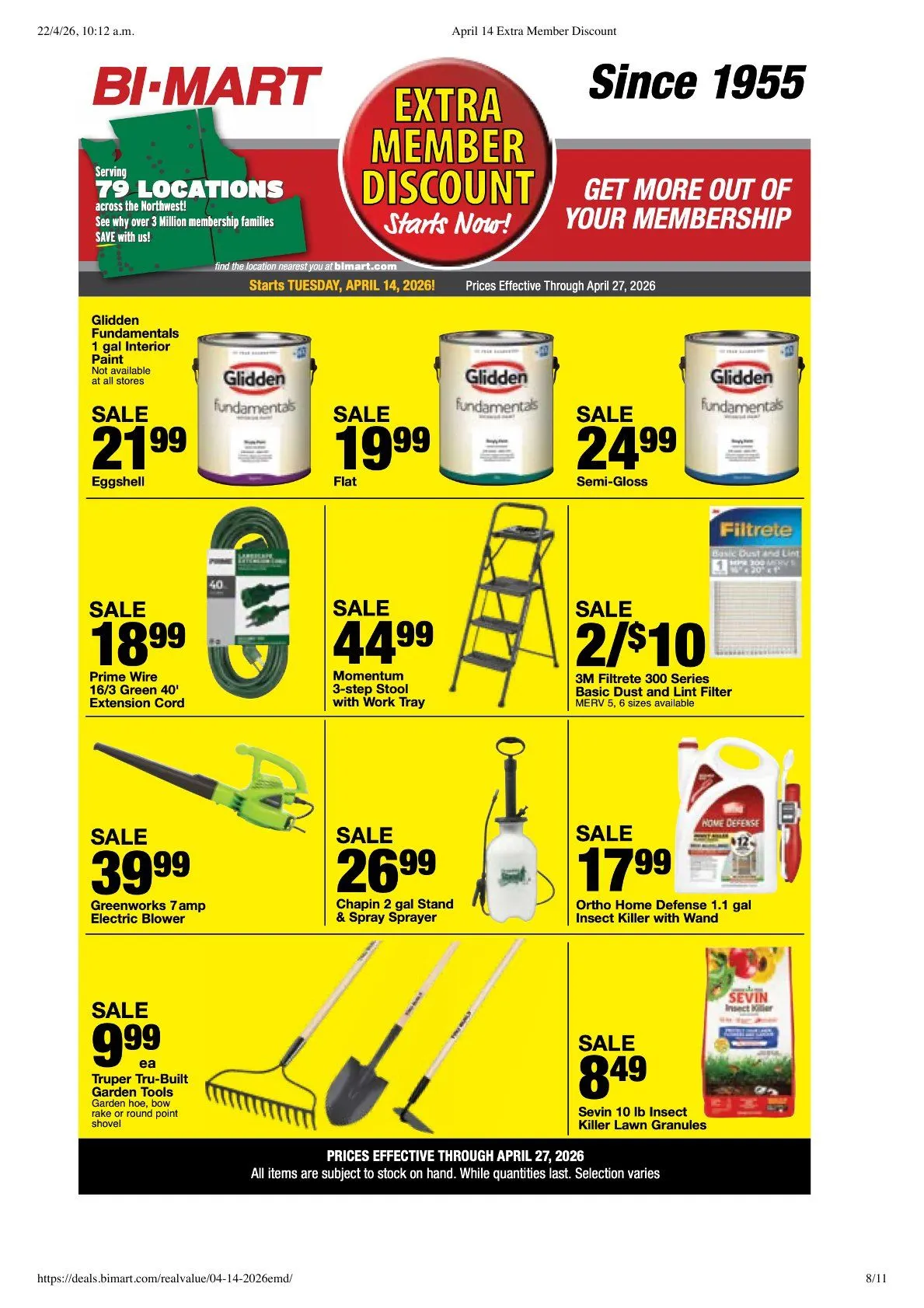 Weekly ad Bi-Mart weekly ads from April 14 to April 27 2026 - Page 8