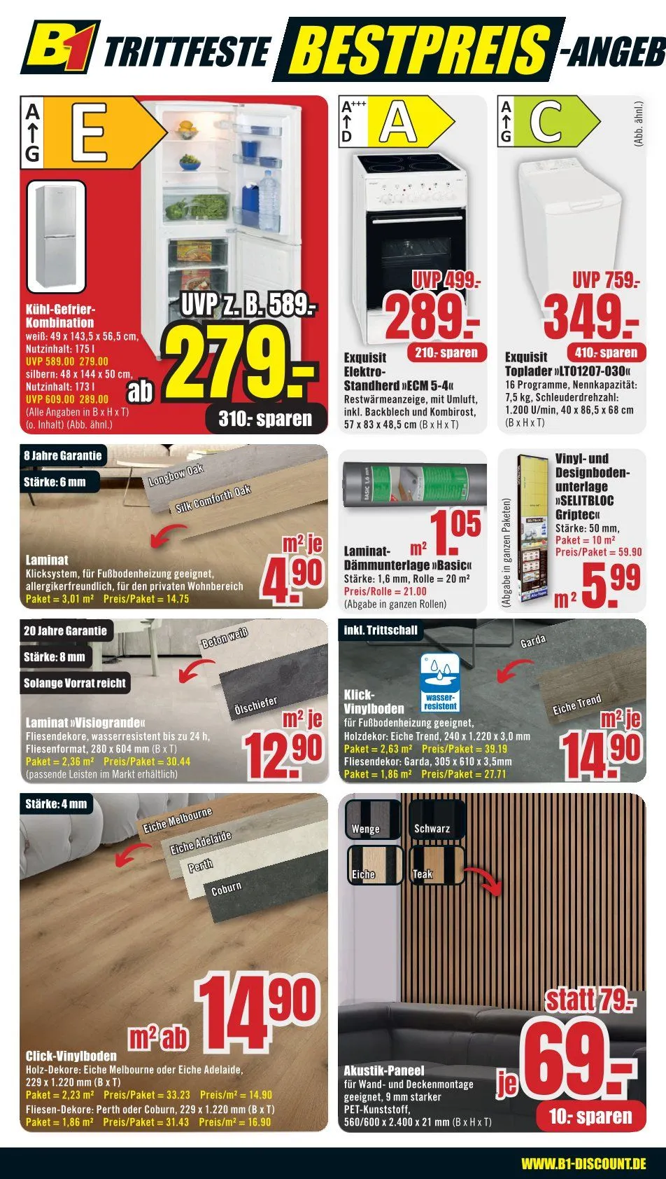 B1 Discount Baumarkt Angebote von 8. März bis 14. März 2025 - Prospekt seite 8