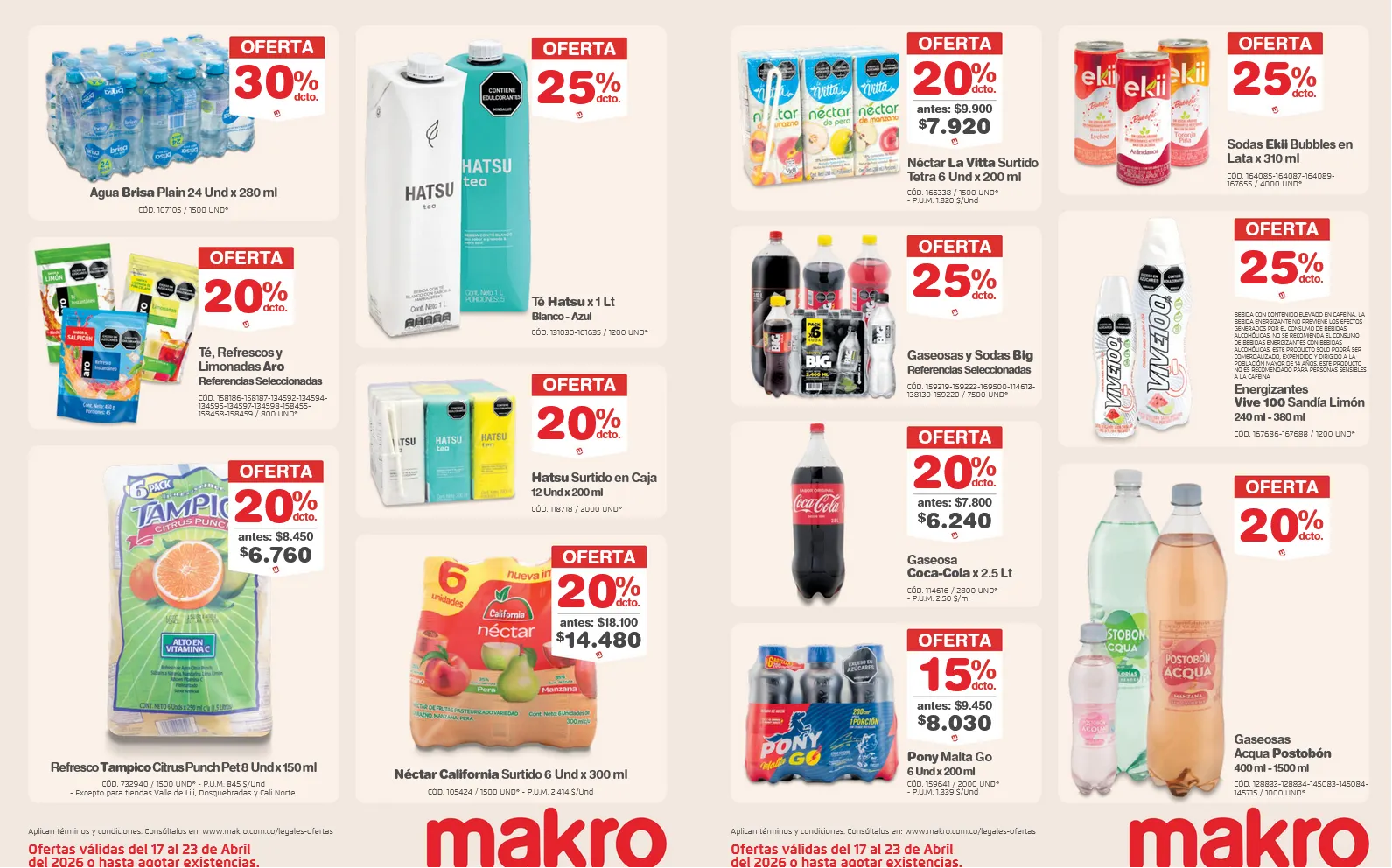 Catalogo de  Makro Ofertas 17 de abril al 23 de abril 2026 - Pag 8