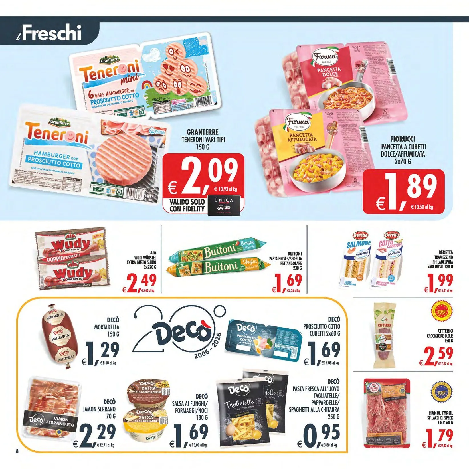Volantini Deco Supermercati da 7 aprile a 16 aprile di 2026 - Pagina del volantino 8
