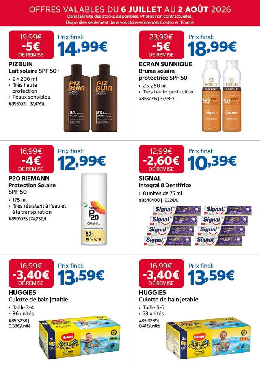 Catalogues Costco du 6 juillet au 2 août 2026 - Catalogue page 8