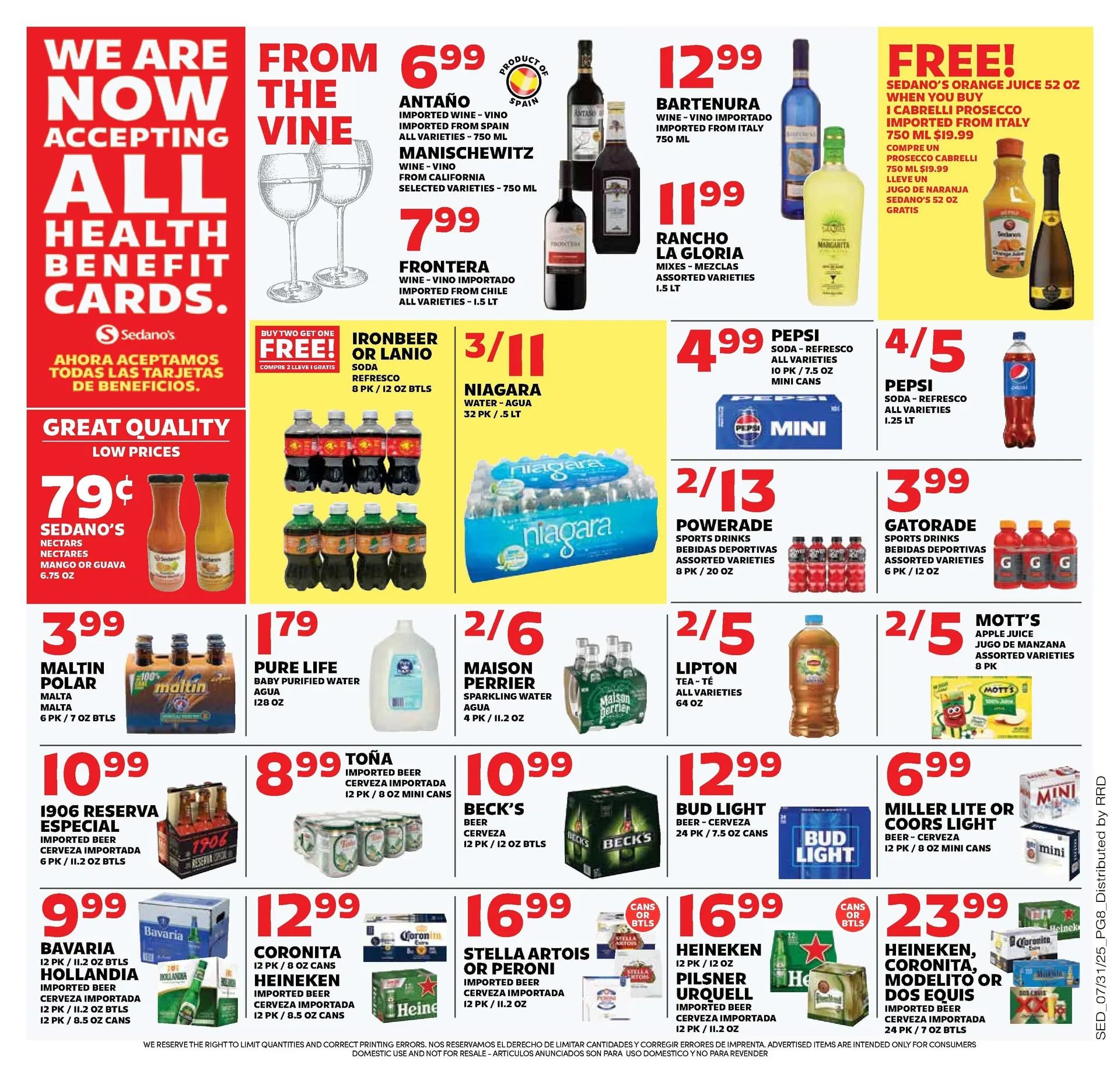 Weekly ad Sedano's Sales from July 30 to August 5 2025 - Page 8