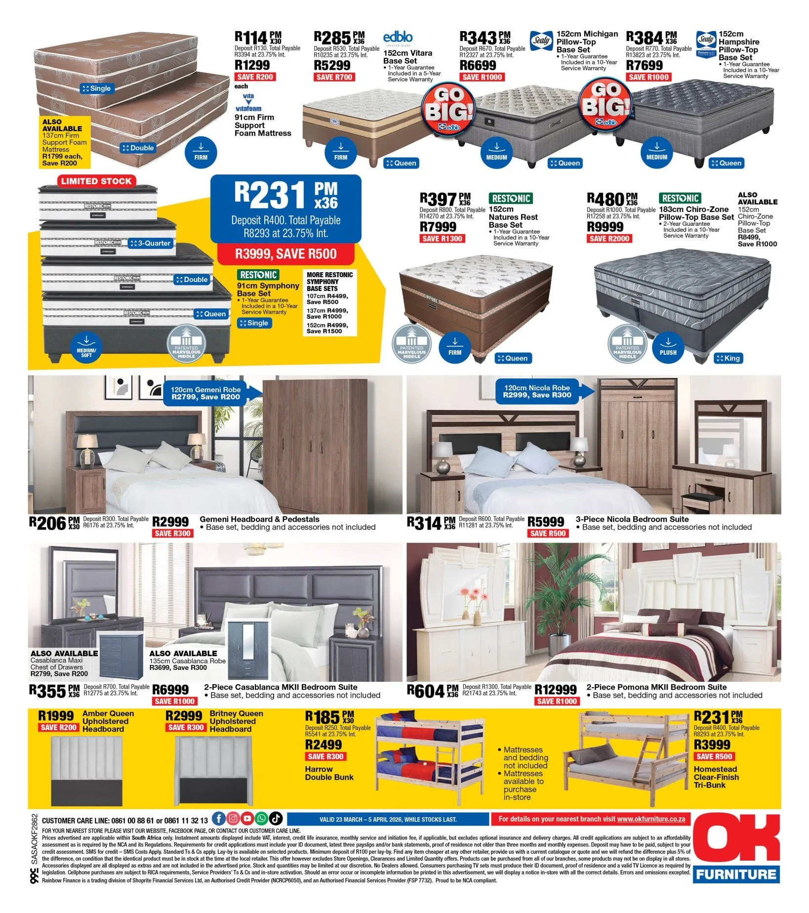 OK Furniture Sales from 23 March to 5 April 2026 - Catalogue Page 8