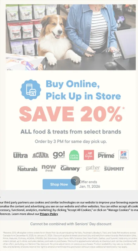 Pet Valu Sales from December 25 to January 7 2026 - flyer page 7