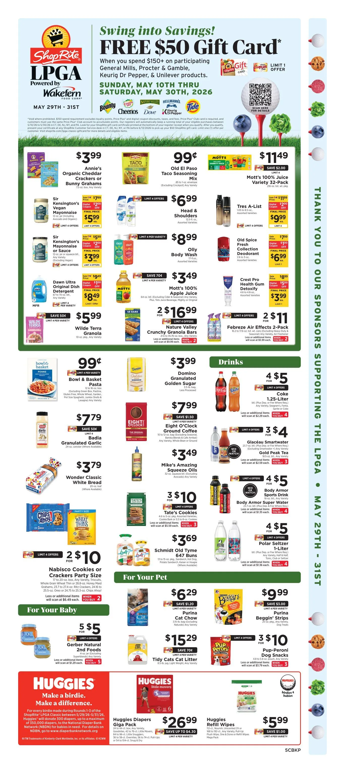 Weekly promotion ShopRite Sales spanning from May 17 to May 23 2026 - Page 8 for Catalogue 365
