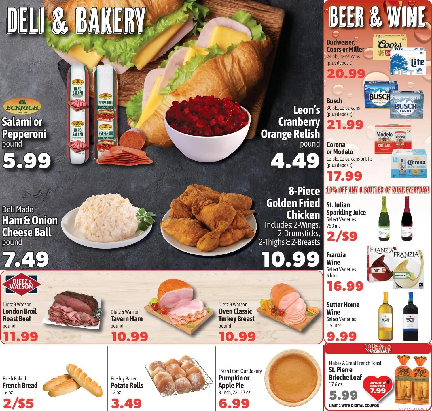 Weekly promotion Harding's Markets Sales spanning from December 12 to December 25 2025 - Page 8 for Catalogue 365