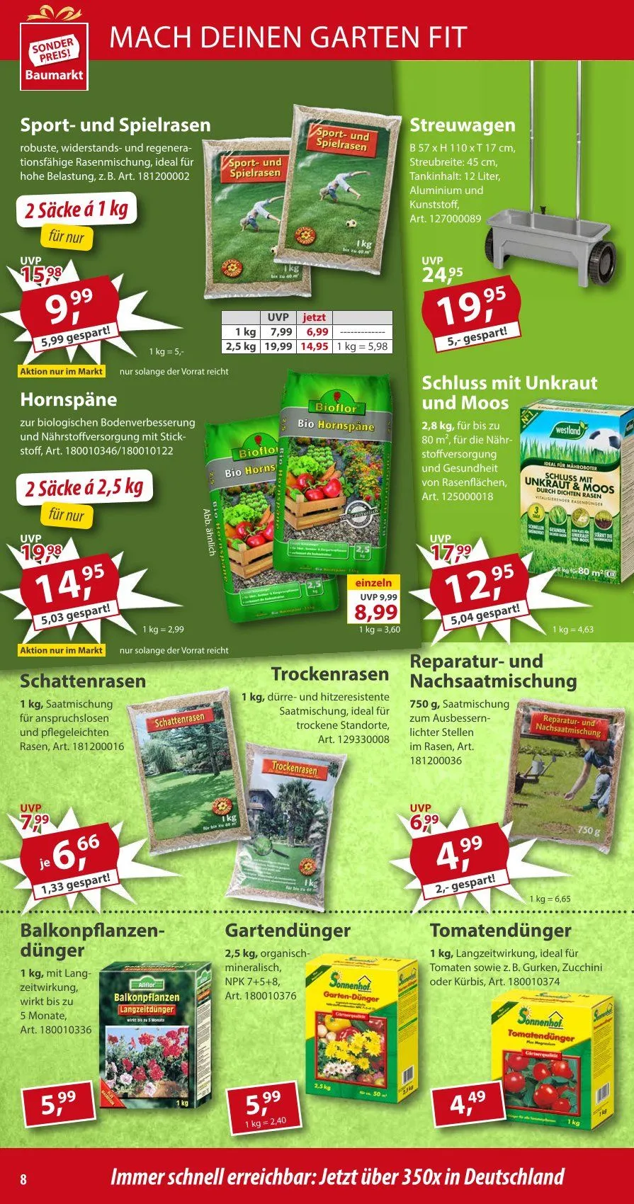 Sonderpreis-Baumarkt Angebote von 19. April bis 25. April 2025 - Prospekt seite 8