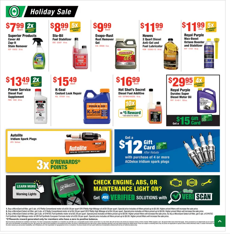 Weekly ad O'Reilly Auto Parts Sales from November 26 to December 30 2025 - Page 8