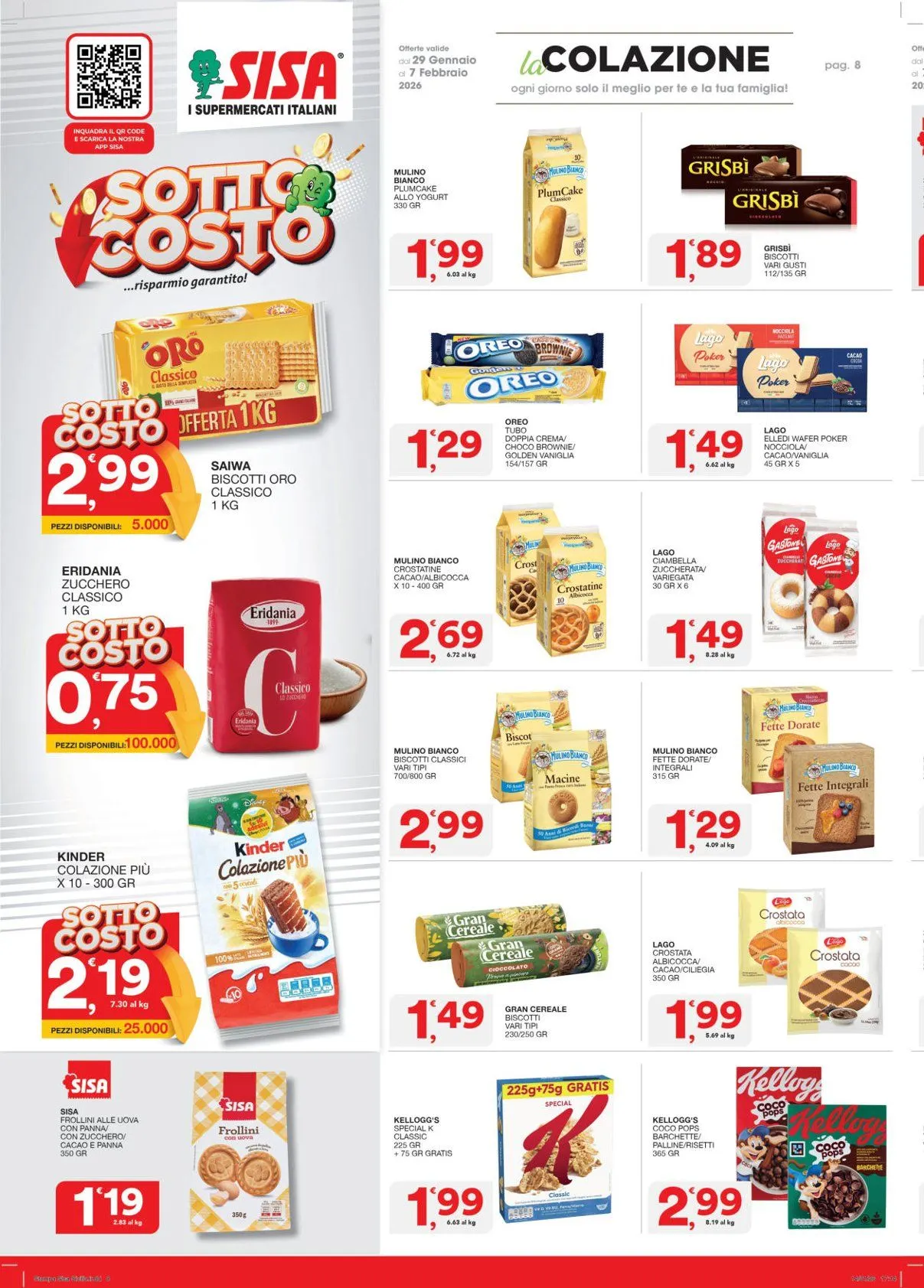 Volantini Sisa da 29 gennaio a 7 febbraio di 2026 - Pagina del volantino 8