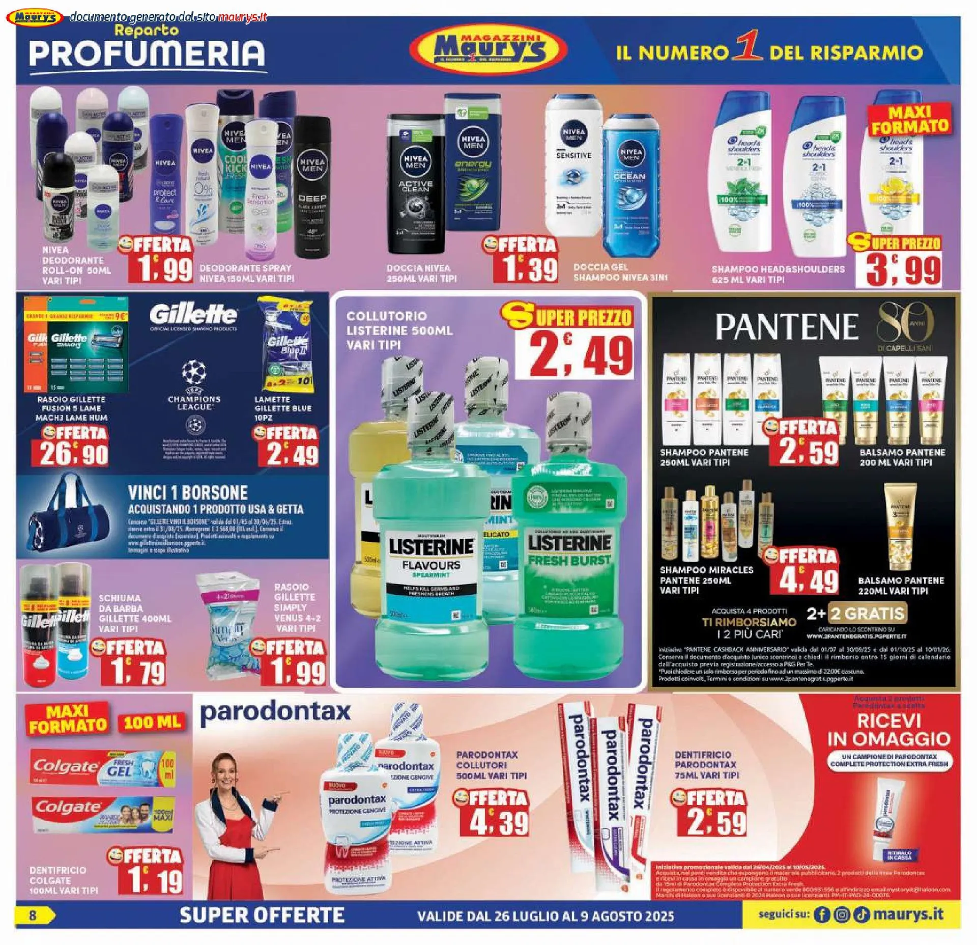 Maury's Volantino da 25 luglio a 9 agosto di 2025 - Pagina del volantino 8