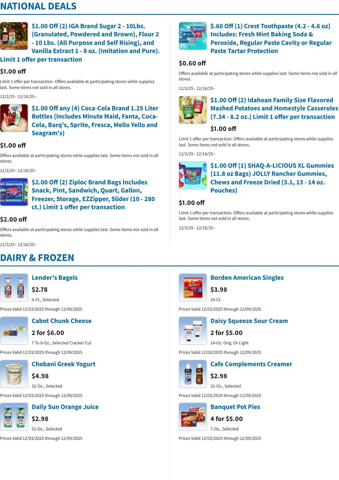 Weekly ad Grant's Supermarket Sales from December 3 to December 5 2025 - Page 8