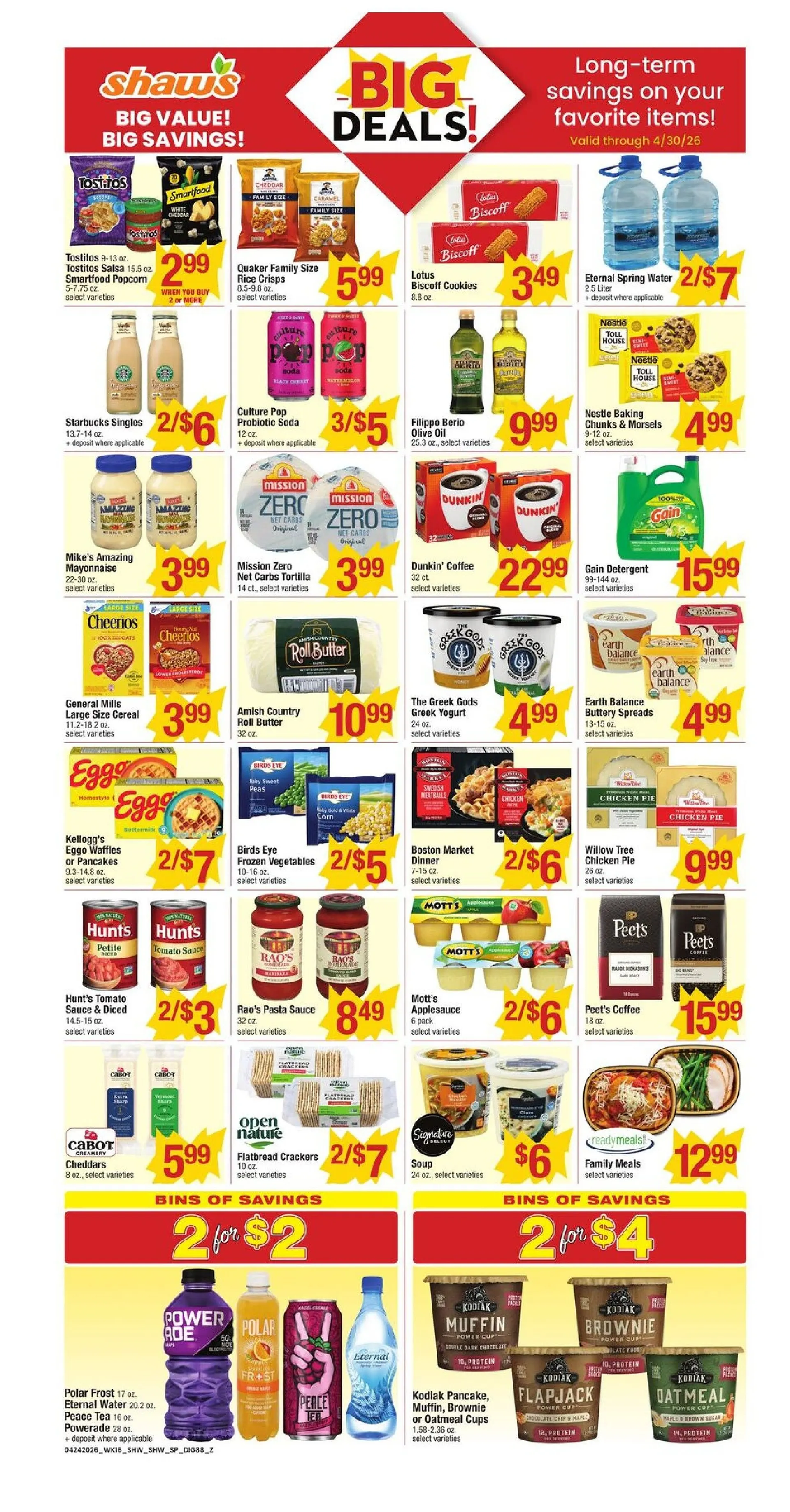Weekly promotion Shaw's Sales spanning from April 24 to April 30 2026 - Page 8 for Catalogue 365