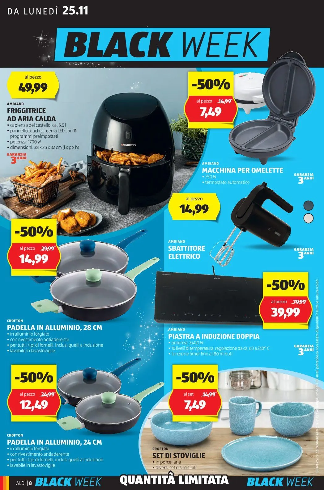 Aldi Black Week da 25 dicembre a 31 dicembre di 2024 - Pagina del volantino 8