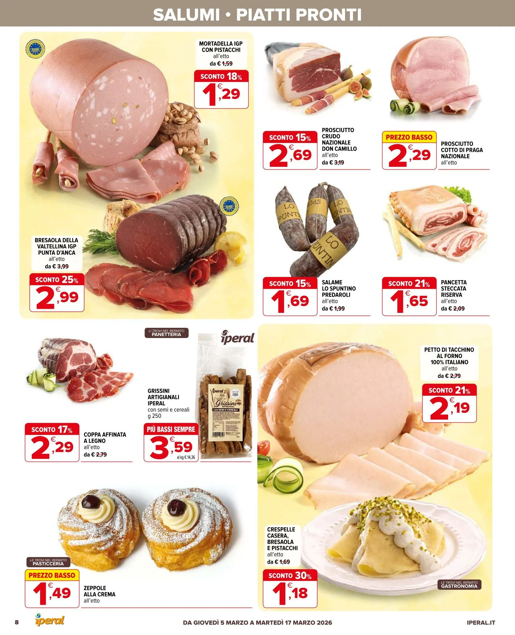 Volantini Iperal da 18 marzo a 24 marzo di 2026 - Pagina del volantino 8