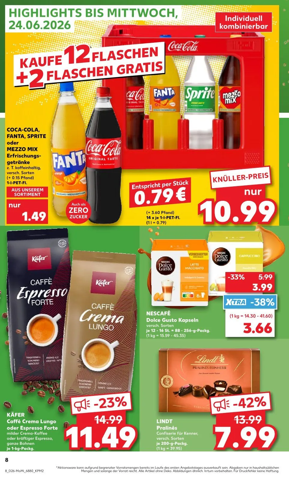 Kaufland Prospekte  von 22. Juni bis 24. Juni 2026 - Prospekt seite 8