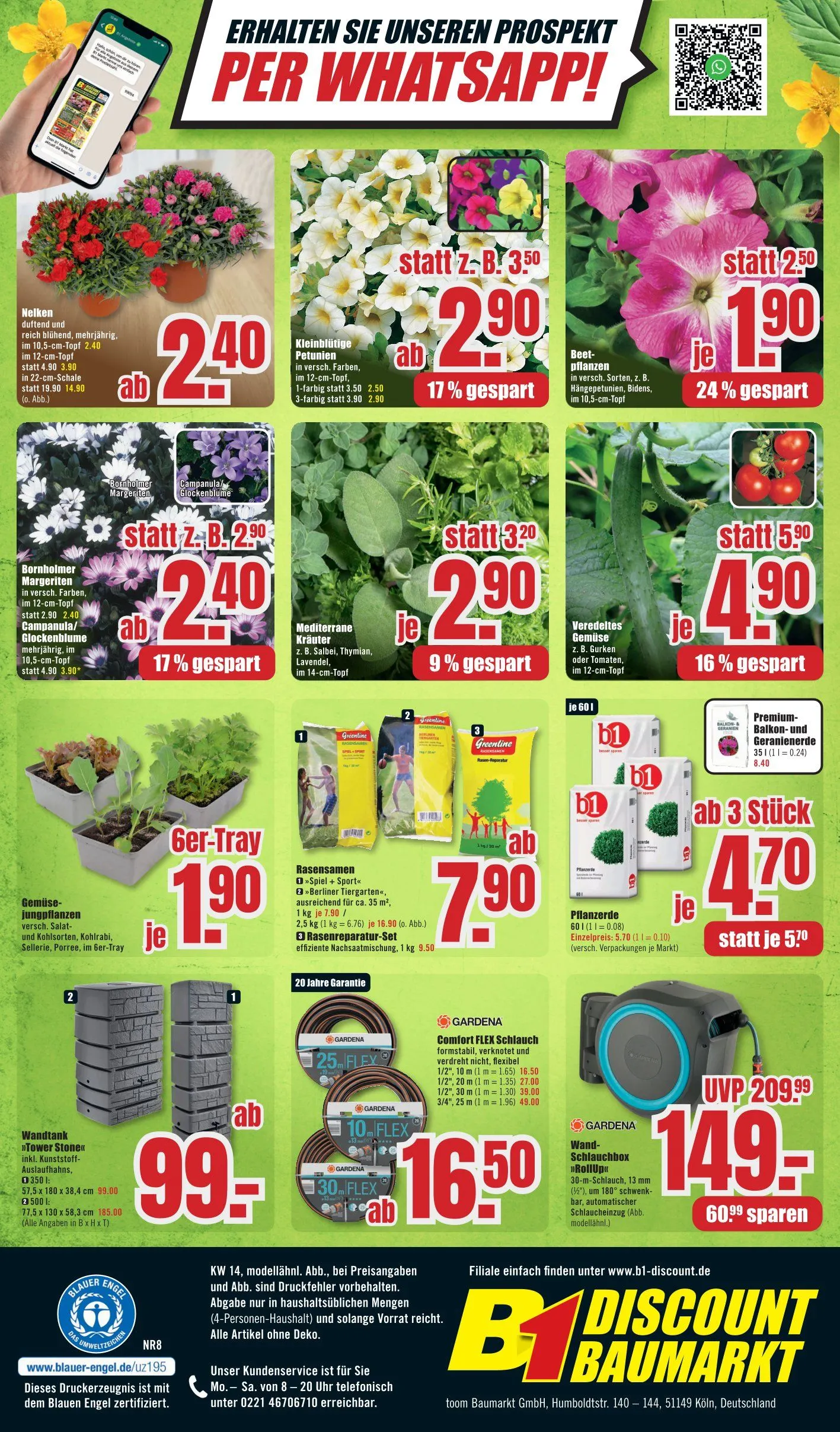 B1 Discount Baumarkt Prospekt von 29. März bis 4. April 2025 - Prospekt seite 8