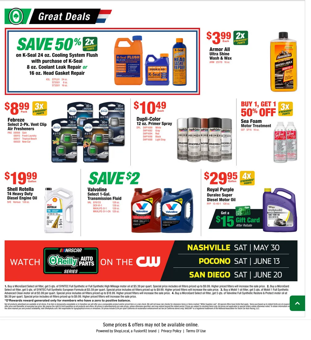 Weekly ad O'Reilly Auto Parts Sales from May 27 to June 3 2026 - Page 8