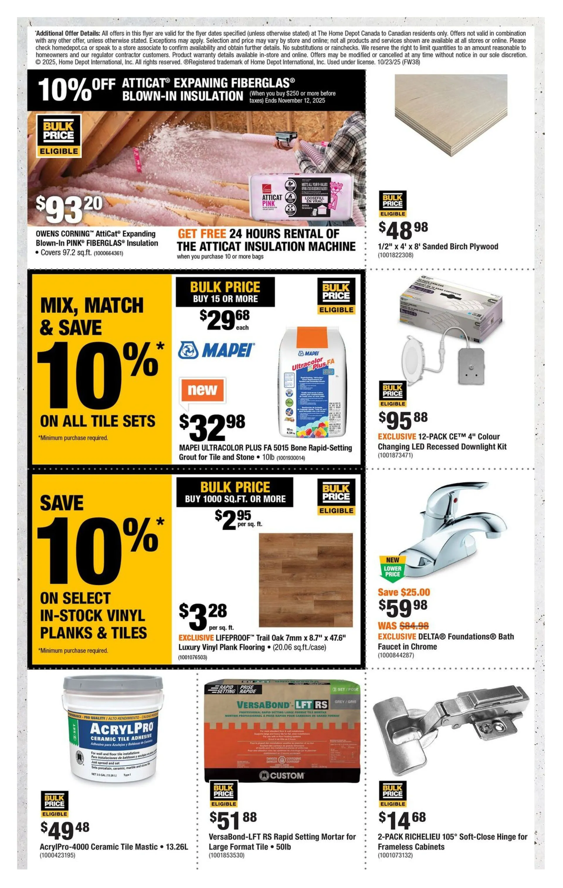 THE HOME DEPOT Sales from October 23 to November 5 2025 - flyer page 8