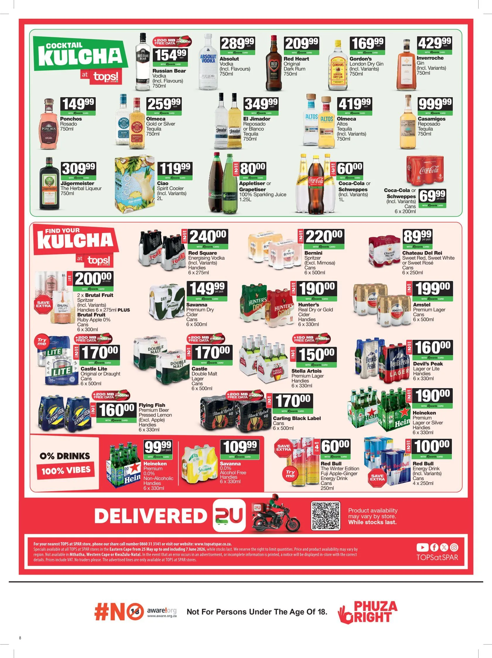 SPAR Sales from 25 May to 7 June 2026 - Catalogue Page 8