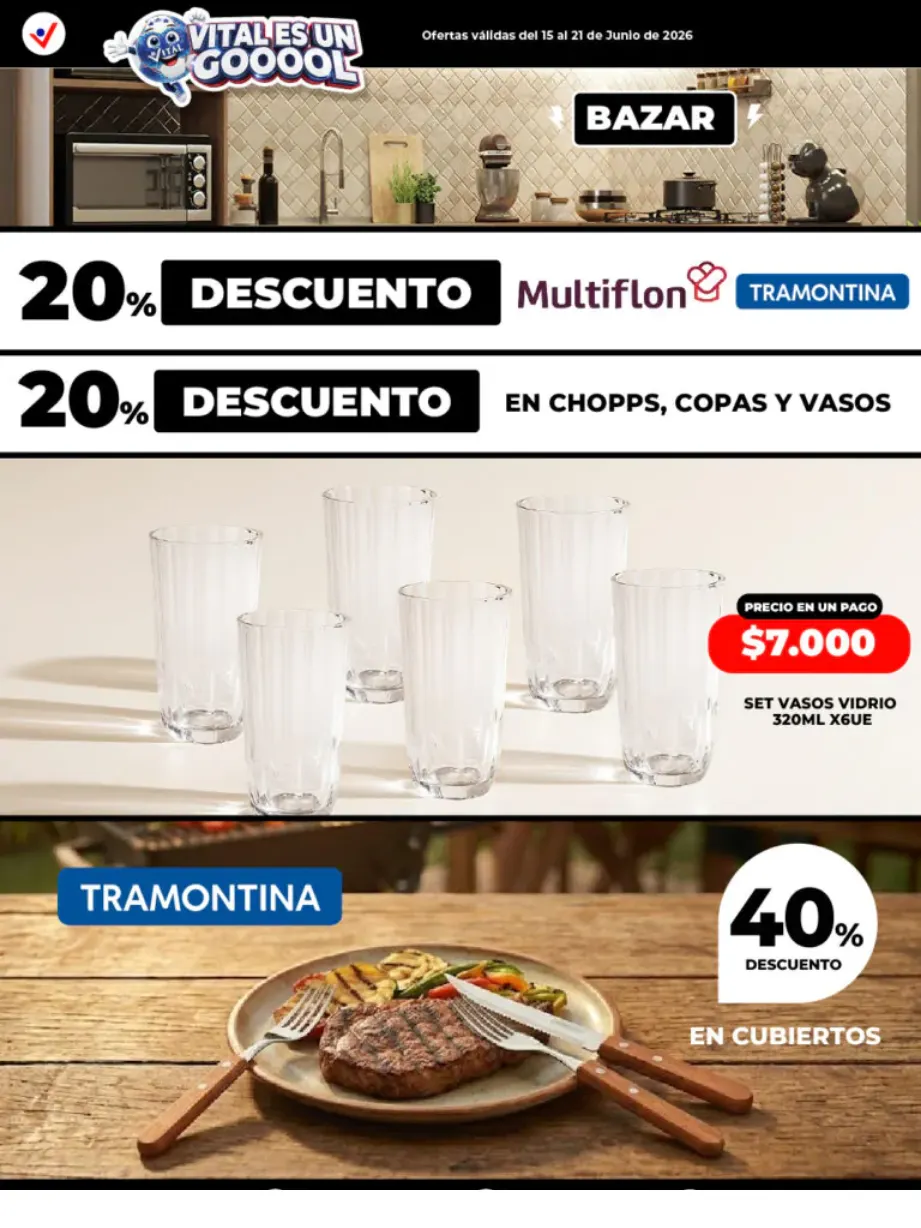 Ofertas de Ofertas Vital 15 de junio al 21 de junio 2026 - Página 2 del catálogo
