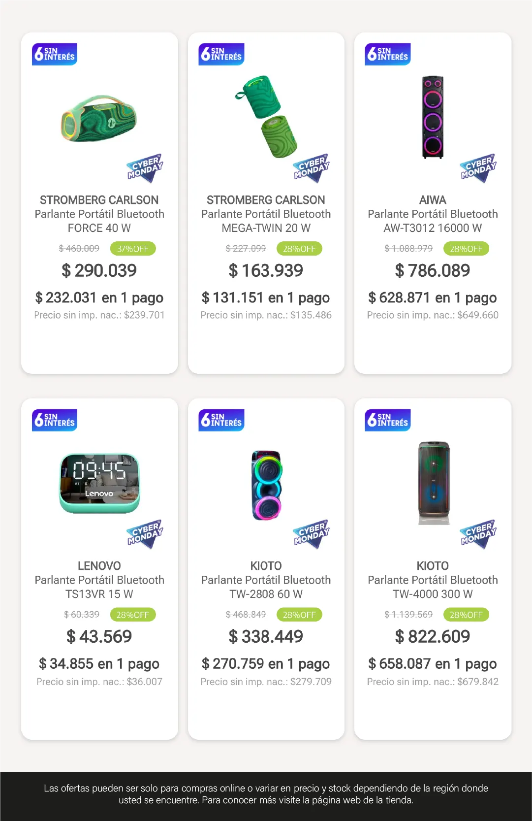 Ofertas de Cyber monday 3 de noviembre al 10 de noviembre 2025 - Página 7 del catálogo