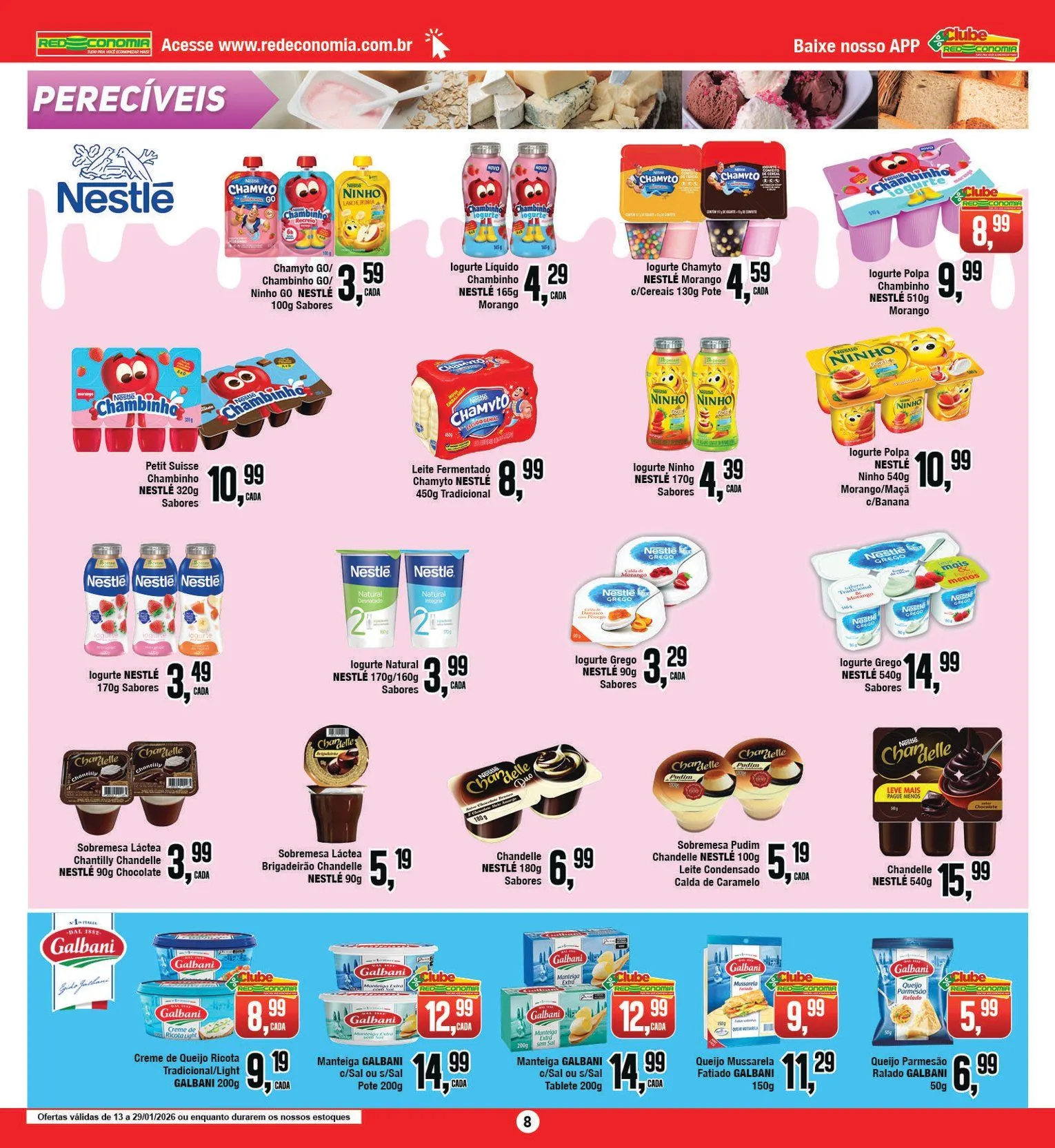 Encarte de Folhetos Redeconomia 16 de janeiro até 20 de janeiro 2026 - Pagina 8