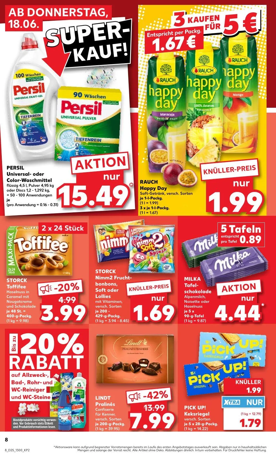 Kaufland Prospekte  von 18. Juni bis 24. Juni 2026 - Prospekt seite 8
