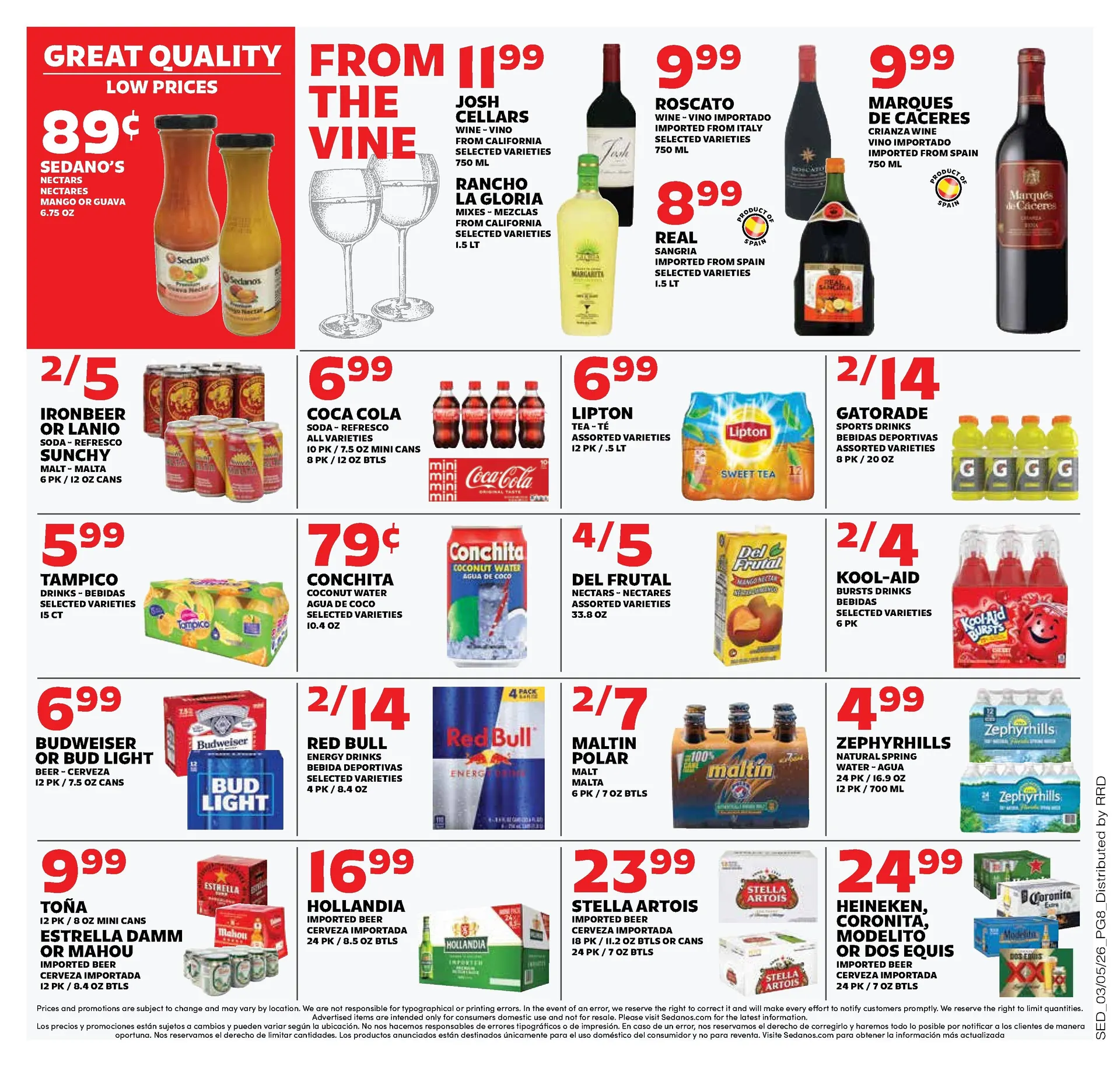 Weekly ad Sedano's Sales from March 4 to March 10 2026 - Page 8