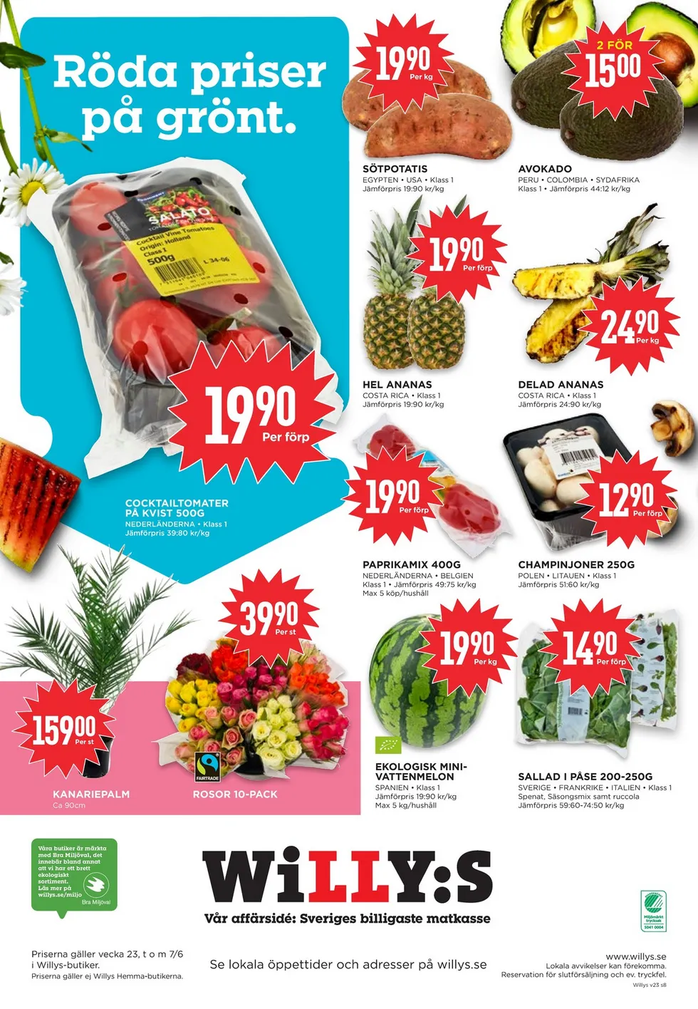 Willys Erbjudanden från 1 juni till 7 juni 2026 - Reklamblad sidor 8