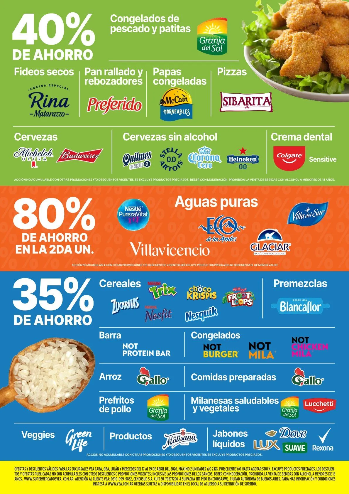 Ofertas de  Vea Ofertas 17 de abril al 19 de abril 2026 - Página 8 del catálogo