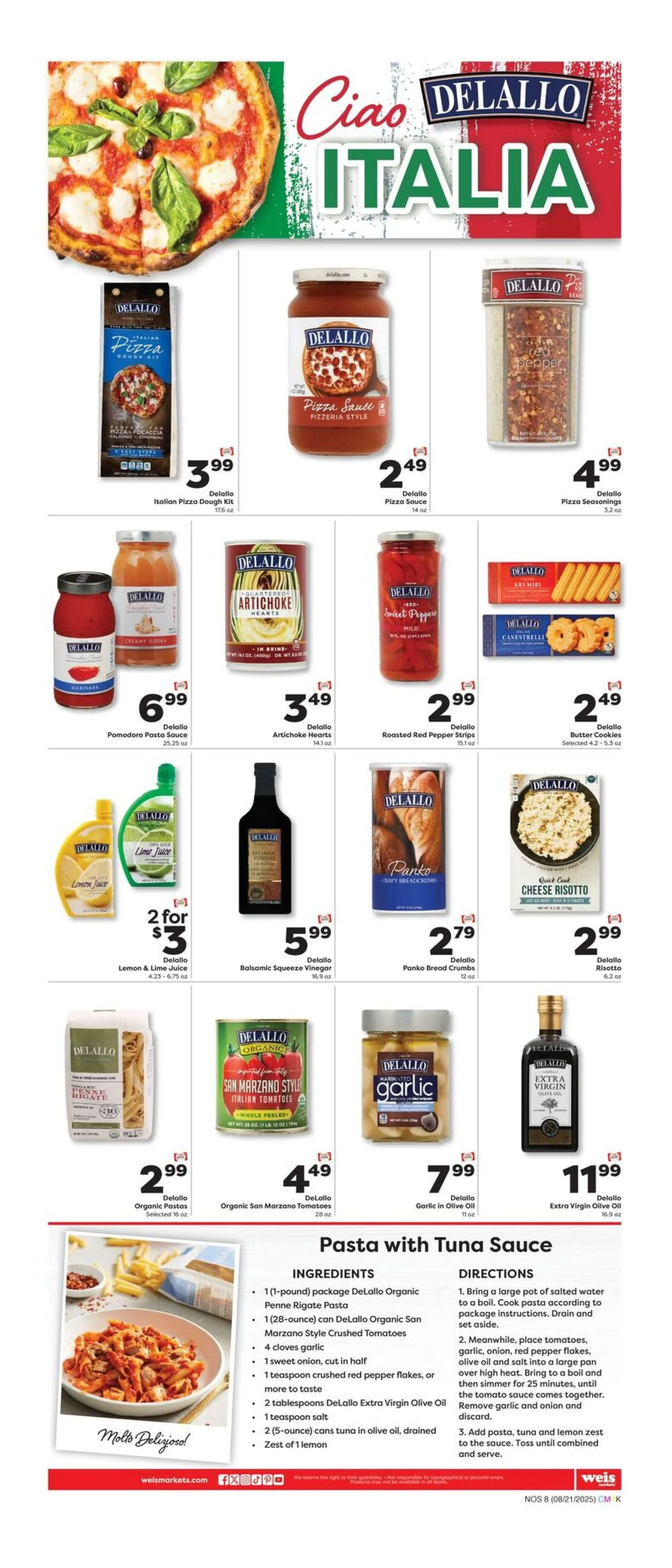 Weekly ad Weis Sales from August 21 to September 17 2025 - Page 8