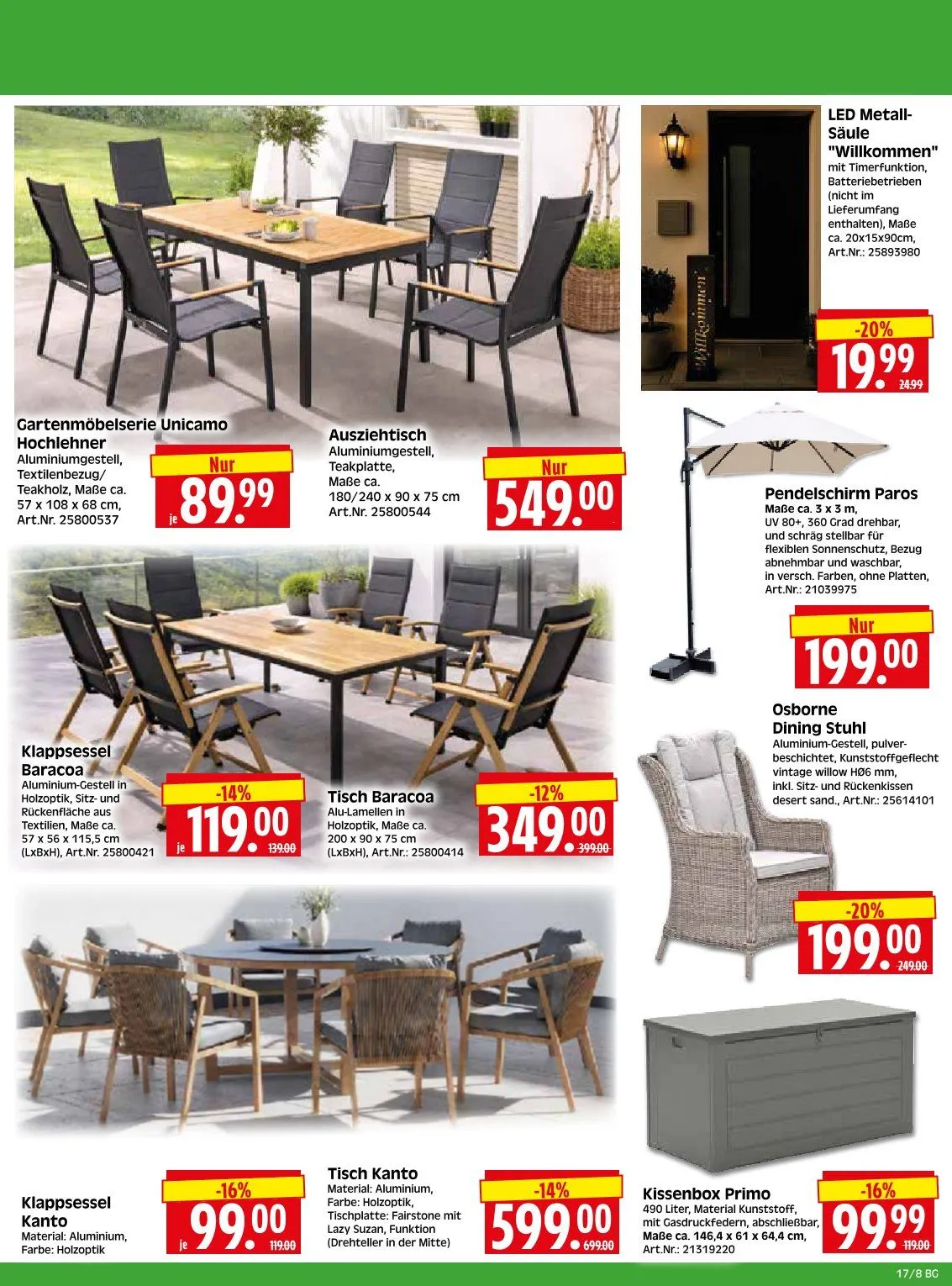  Herkules Baumarkt von 20. April bis 25. April 2026 - Prospekt seite 8