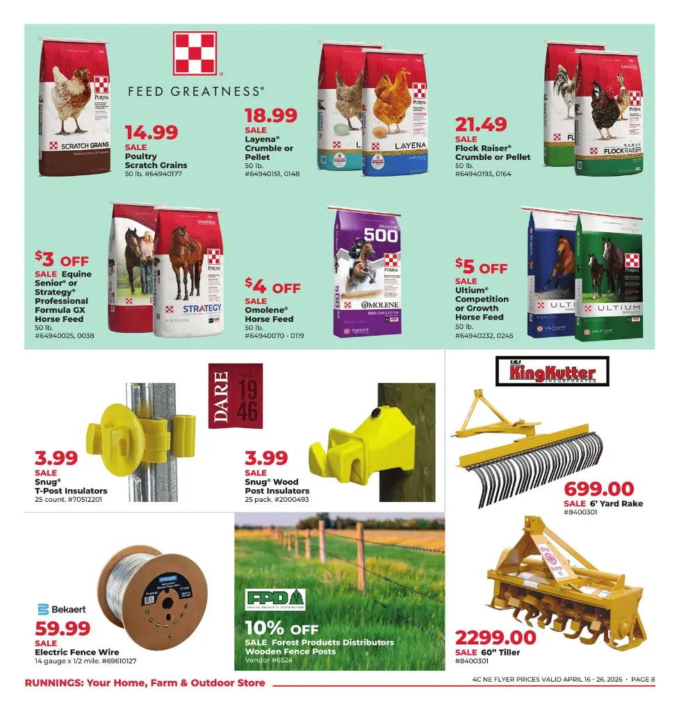 Weekly promotion Runnings Sales spanning from April 16 to April 26 2026 - Page 8 for Catalogue 365