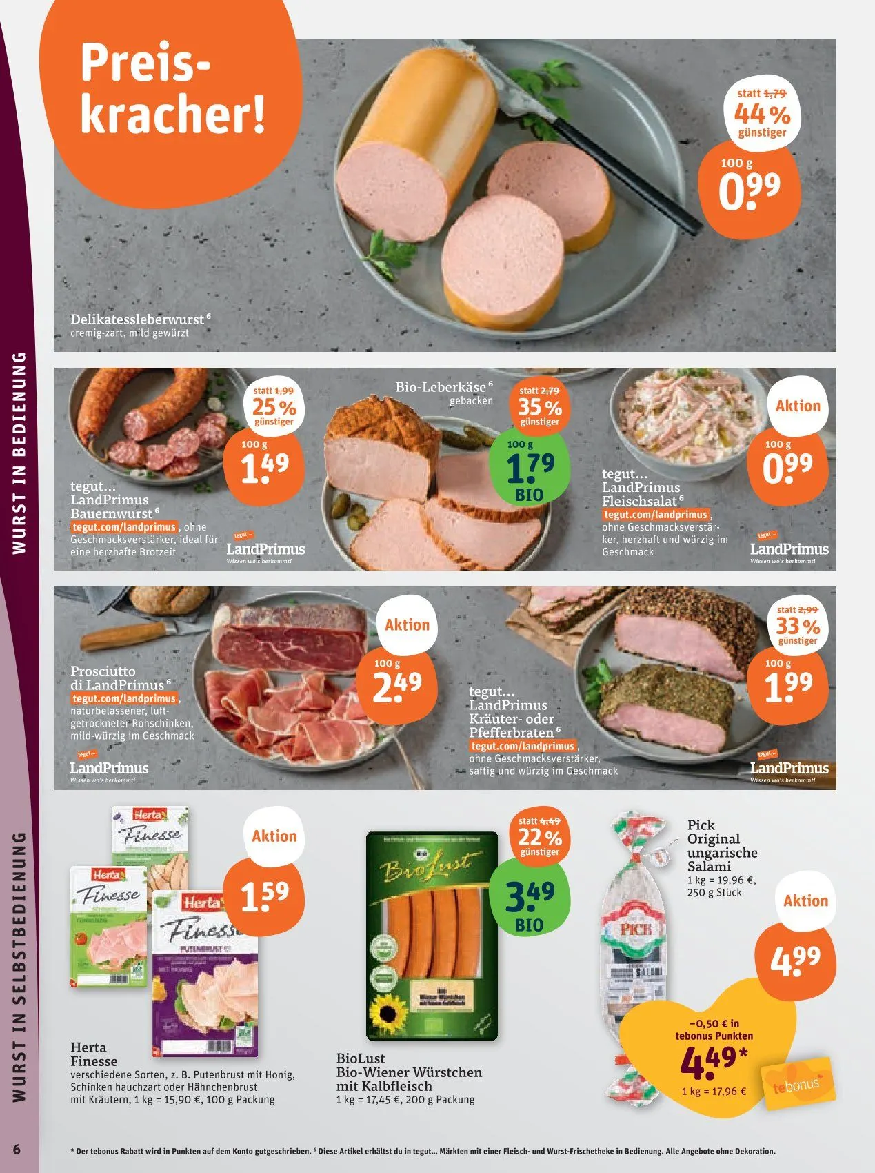 tegut... Angebote von 2. Oktober bis 4. Oktober 2025 - Prospekt seite 8
