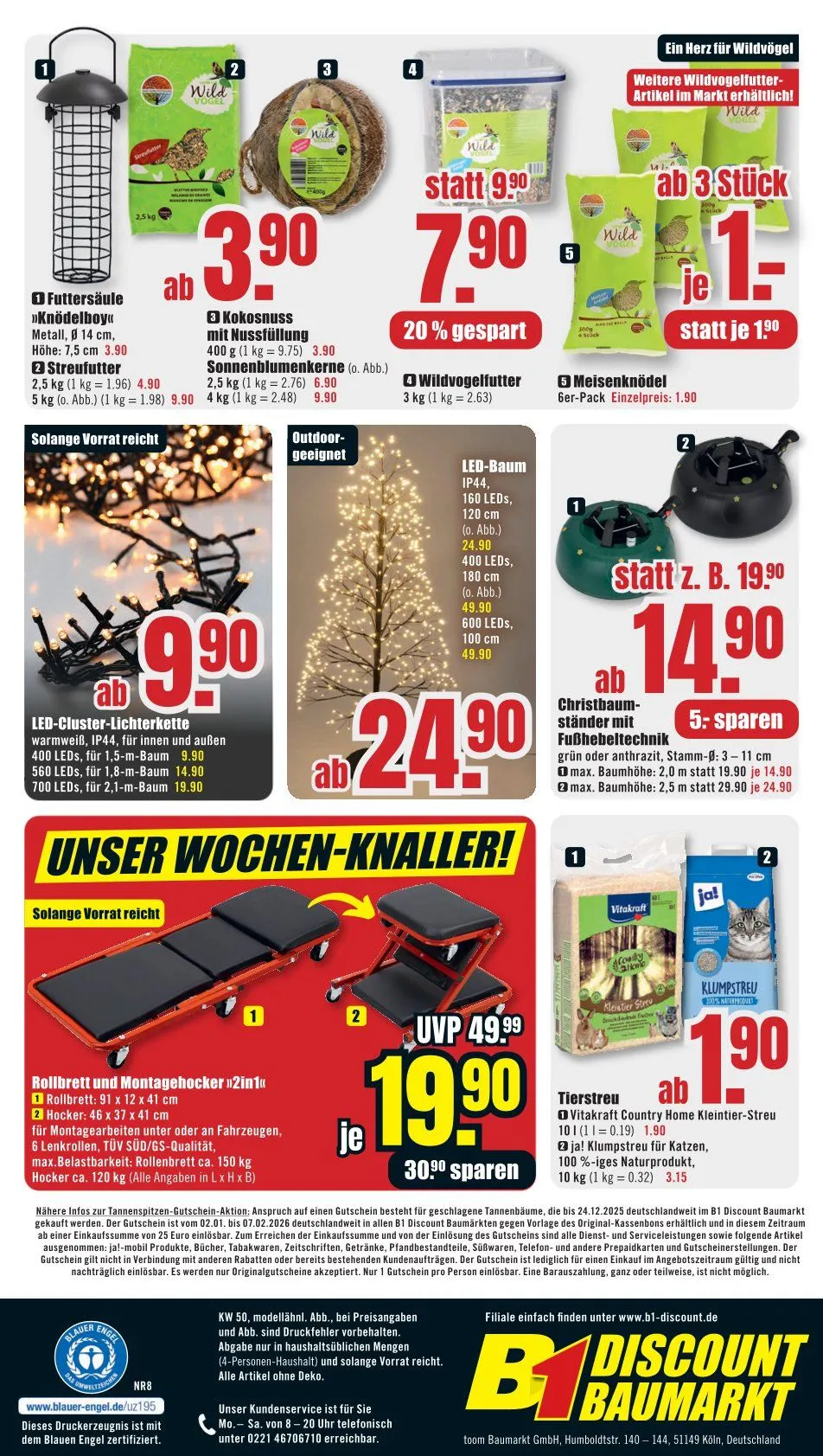 B1 Discount Baumarkt Sales von 6. Dezember bis 12. Dezember 2025 - Prospekt seite 8
