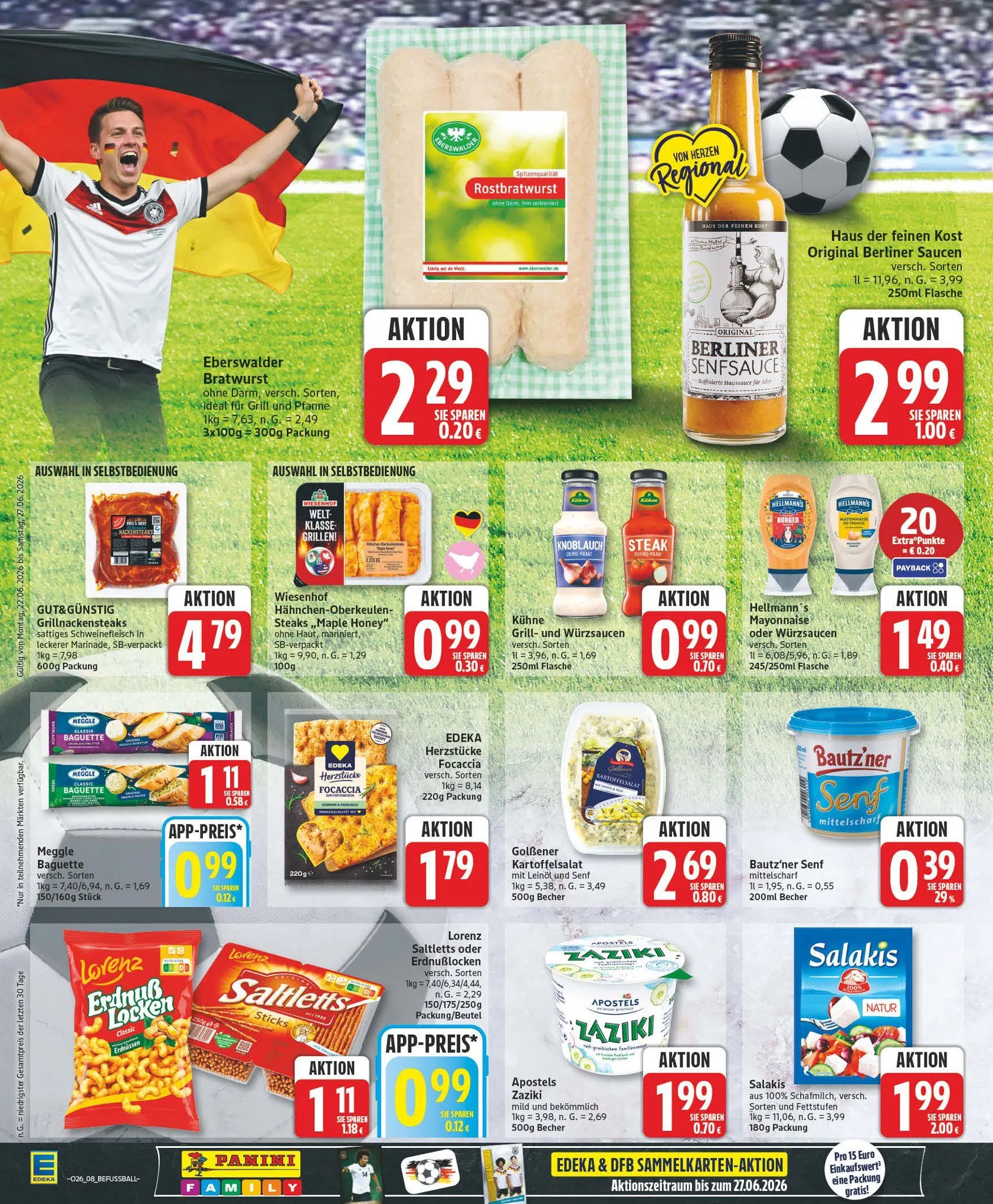 Edeka Angebote von 22. Juni bis 27. Juni 2026 - Prospekt seite 8