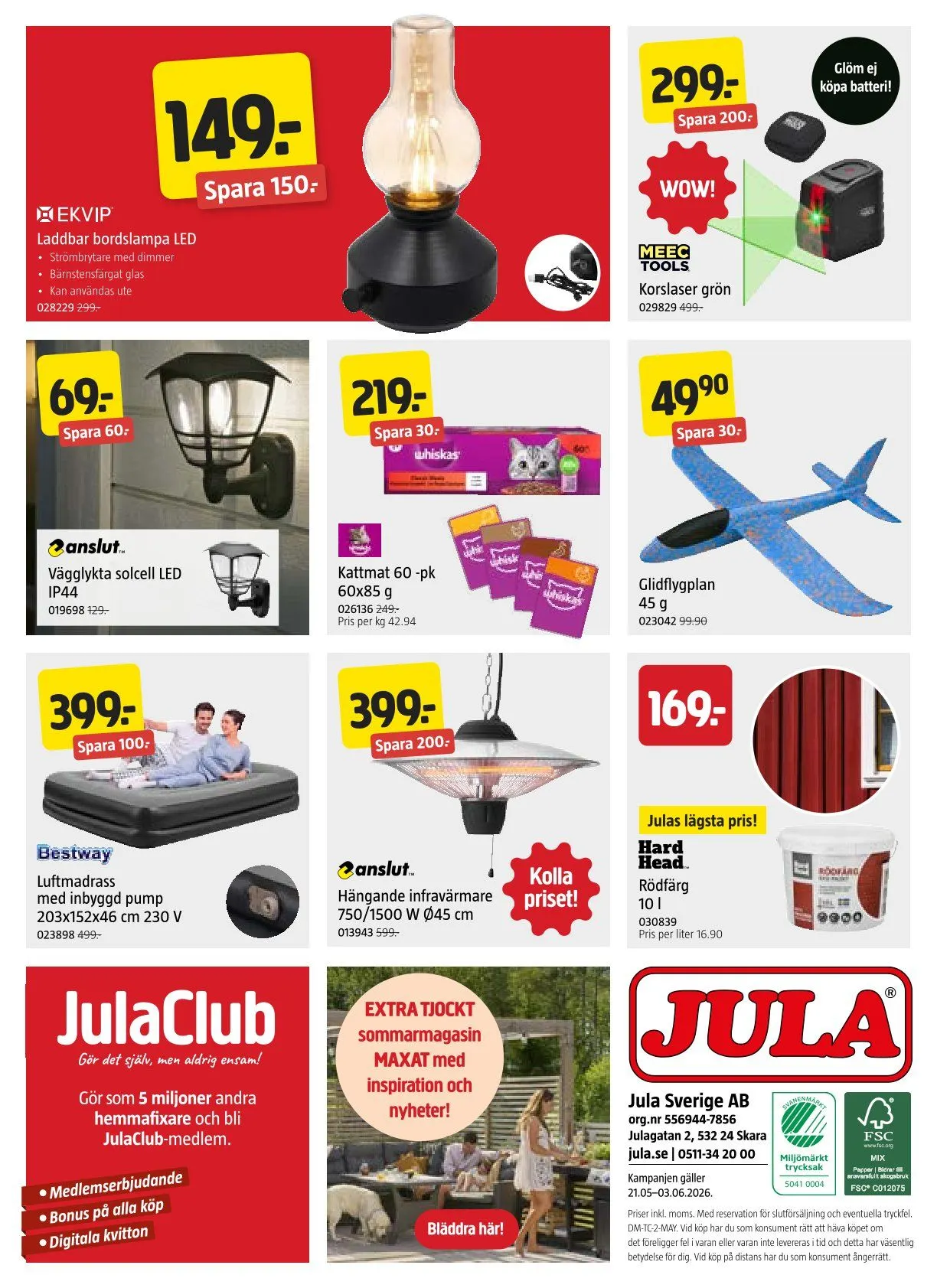 Bläddra i det senaste kampanjbladet från 21 maj till 3 juni 2026 - Reklamblad sidor 8