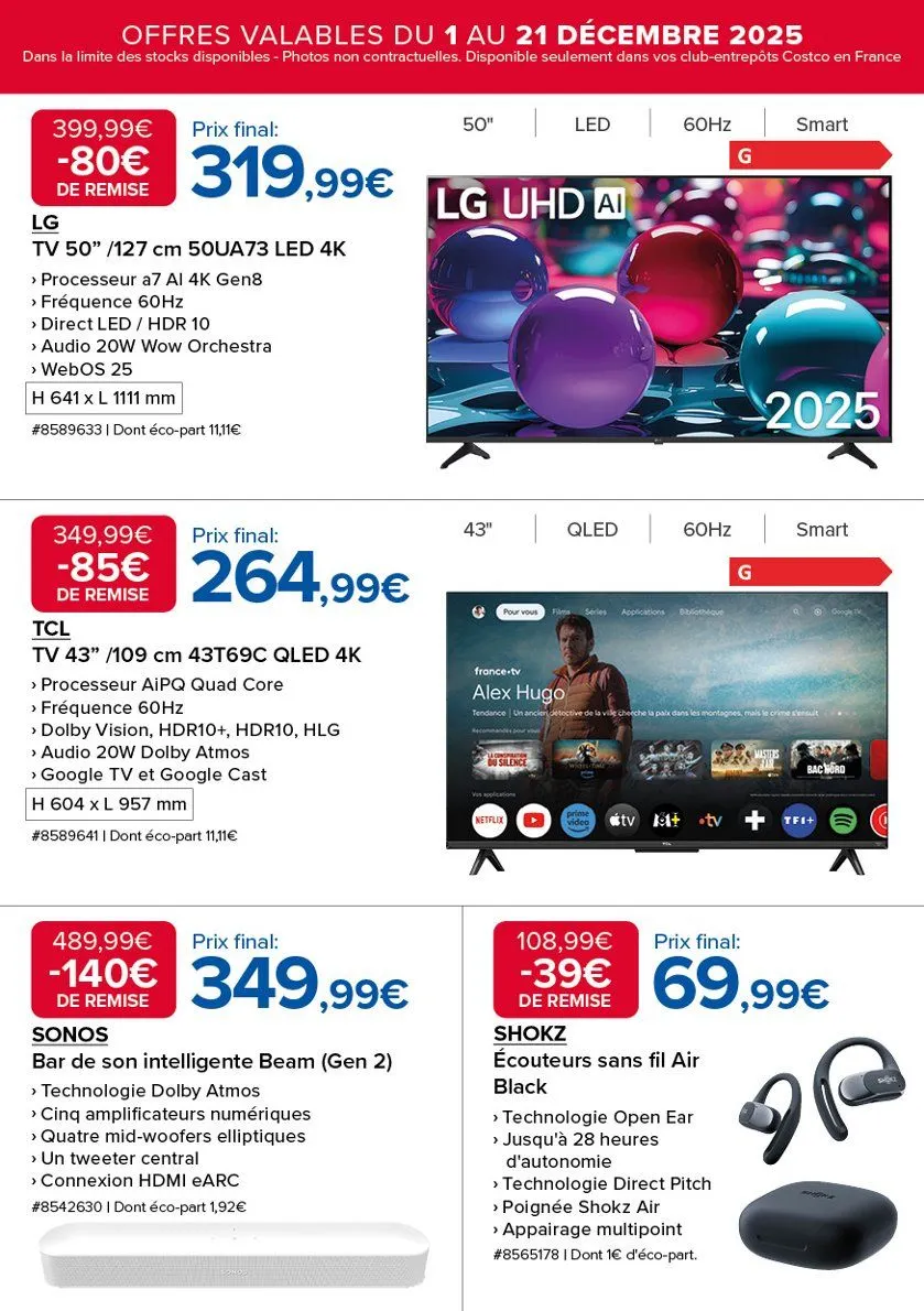 Costco Catalogue du 1 décembre au 21 décembre 2025 - Catalogue page 8