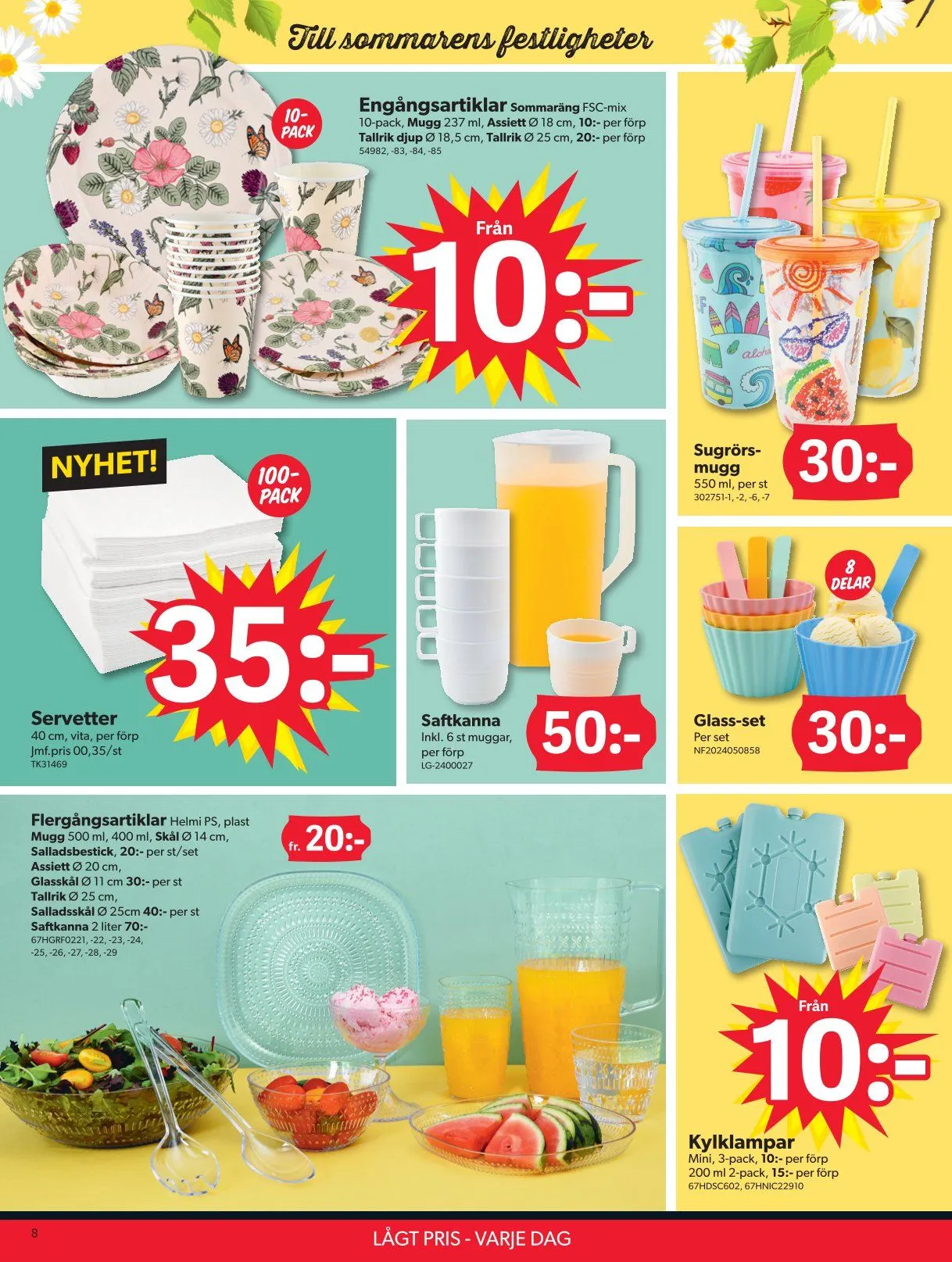 DollarStore erbjudanden från 16 juni till 4 juli 2025 - Reklamblad sidor 8