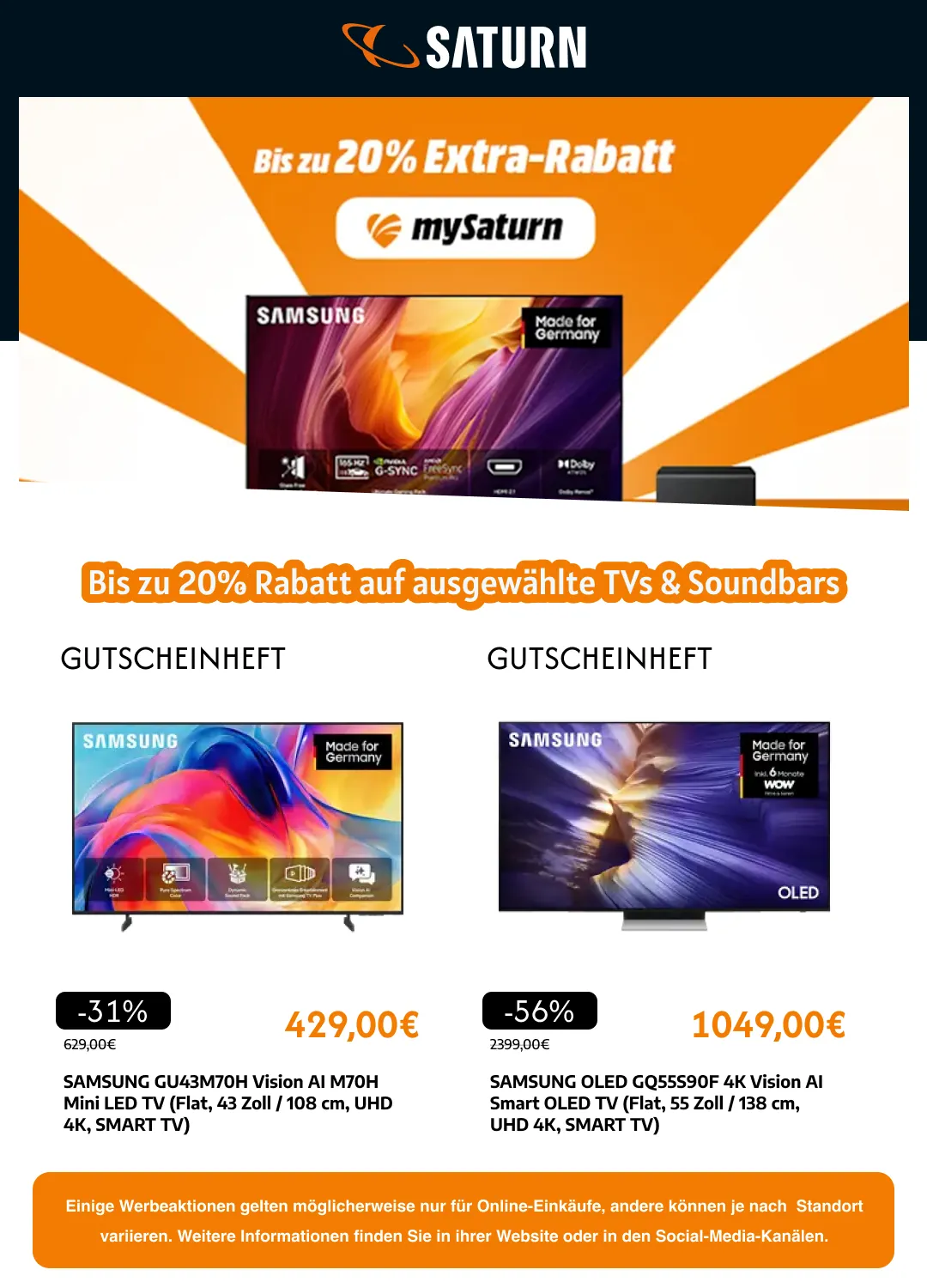 Saturn Angebote von 30. Juli bis 18. August 2026 - Prospekt seite 8