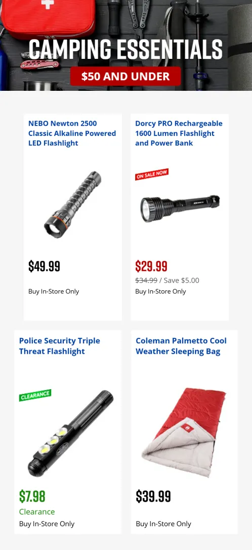 Weekly ad Camping Essentials from April 9 to April 17 2025 - Page 7