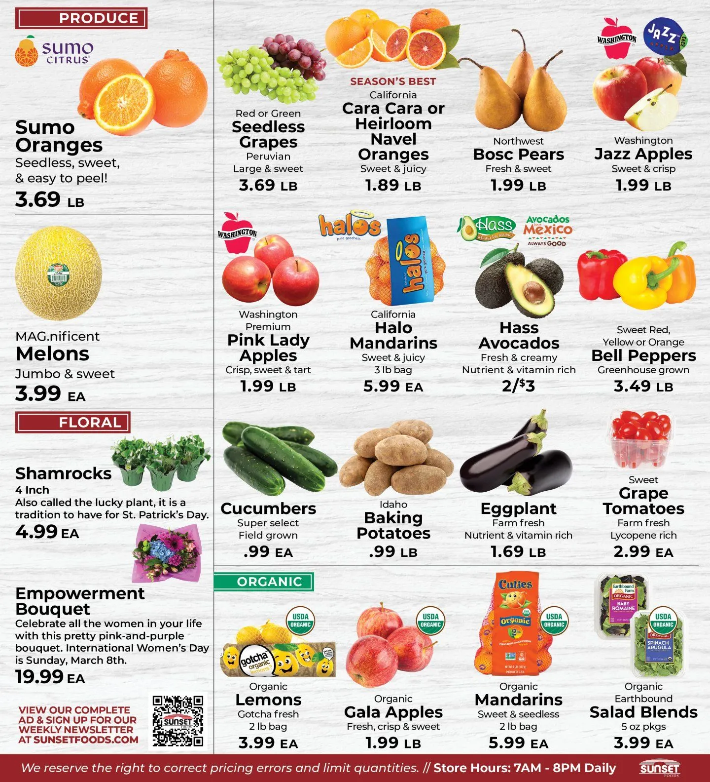 Weekly ad Sunset Foods Sales from March 4 to March 10 2026 - Page 8