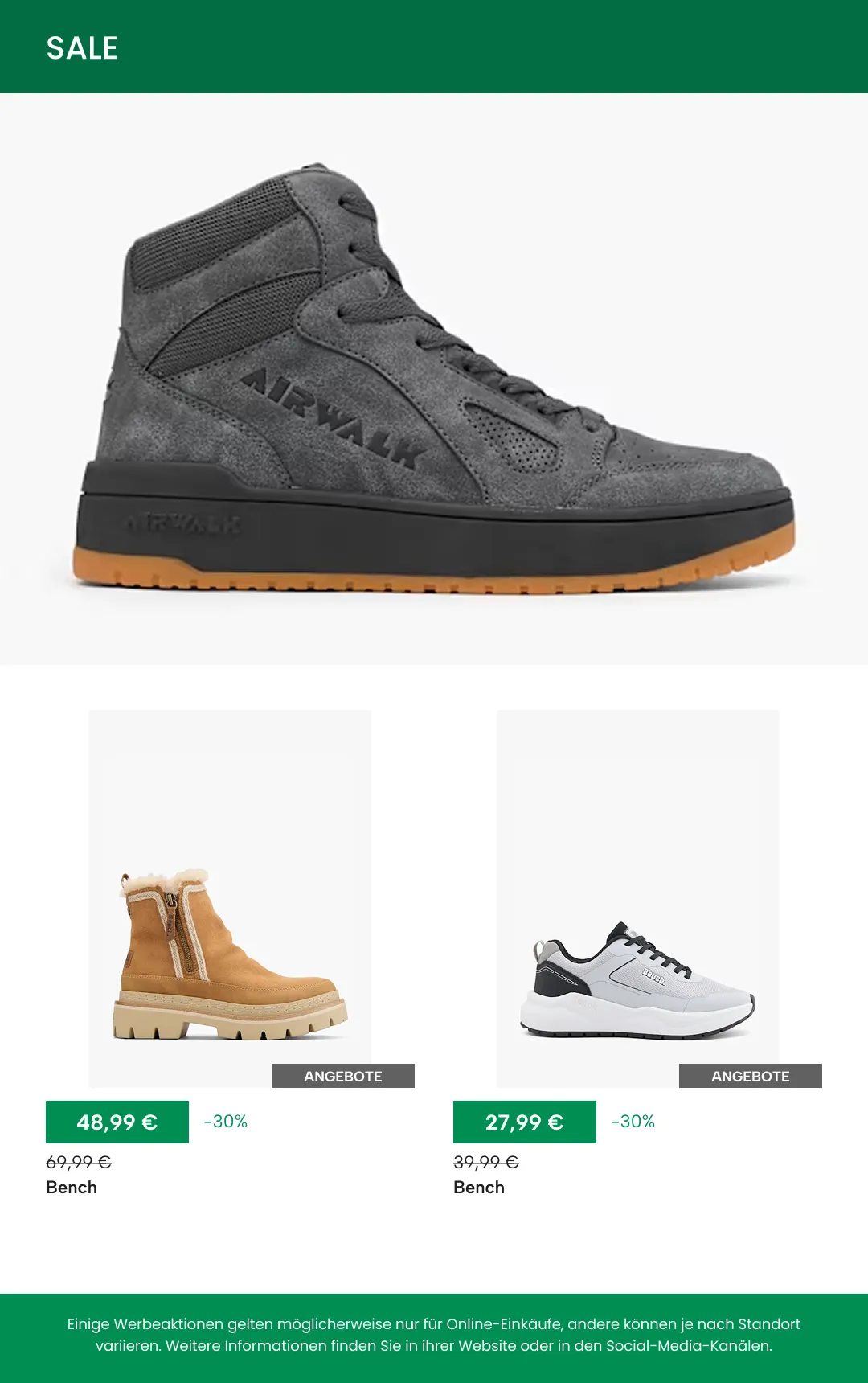  Deichmann Angebote von 17. Dezember bis 6. Januar 2026 - Prospekt seite 8