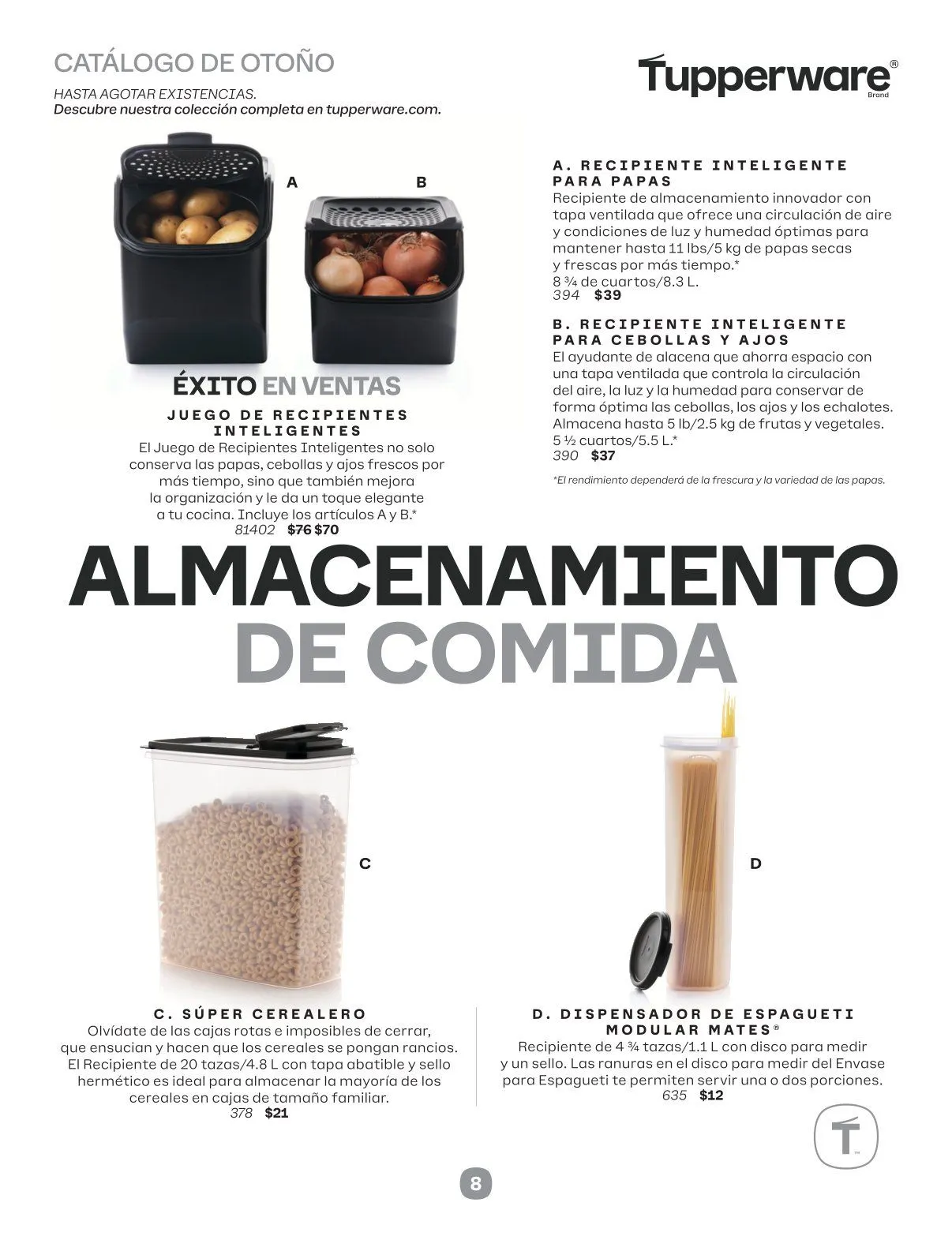 Catálogo de Tupperware  ofertas 1 de septiembre al 31 de diciembre 2025 - Pagina 8