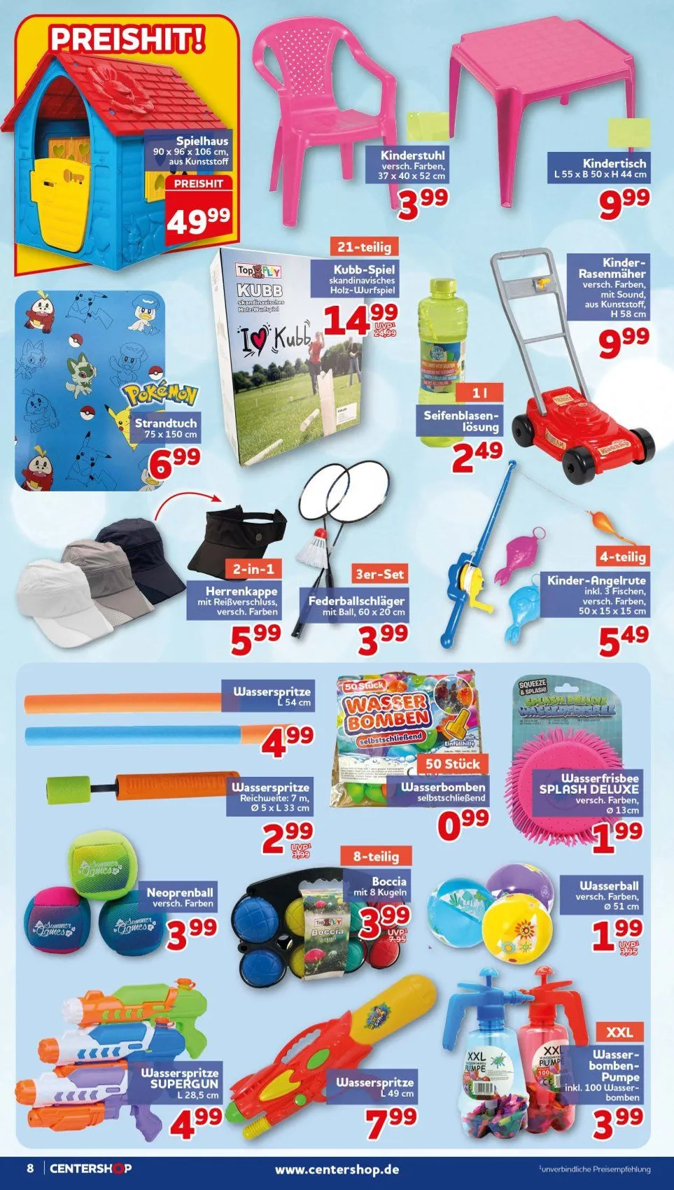 CENTERSHOP Angebote von 27. Juli bis 2. August 2026 - Prospekt seite 8