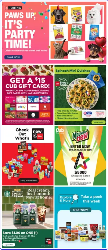 Weekly promotion  Cub Foods Sales spanning from May 3 to May 9 2026 - Page 8 for Catalogue 365