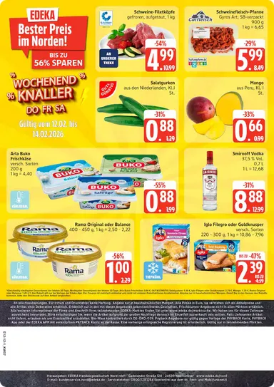 Edeka Prospekte  von 9. Februar bis 14. Februar 2026 - Prospekt seite 8