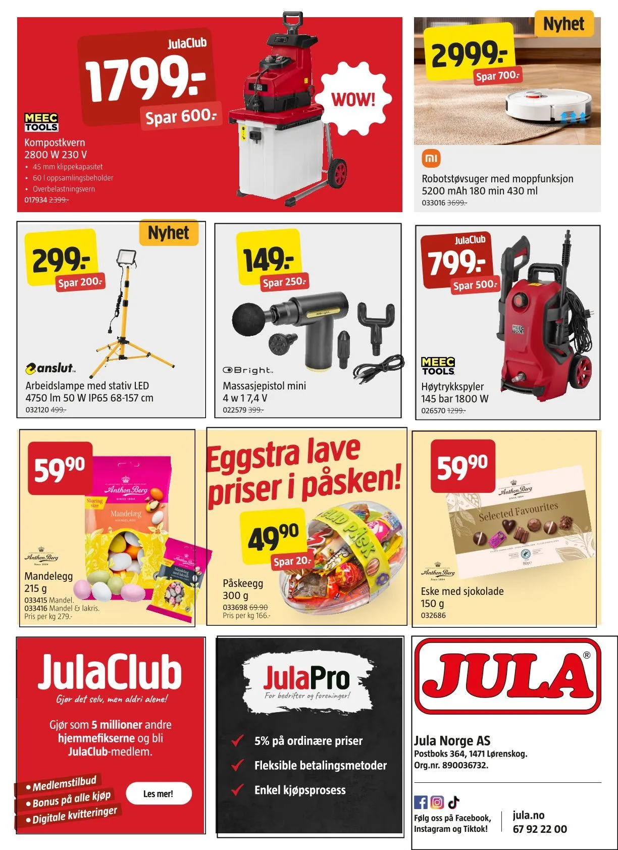 Jula-Tilbudene fra 19. mars til 8. april 2026 - kundeavisside 8